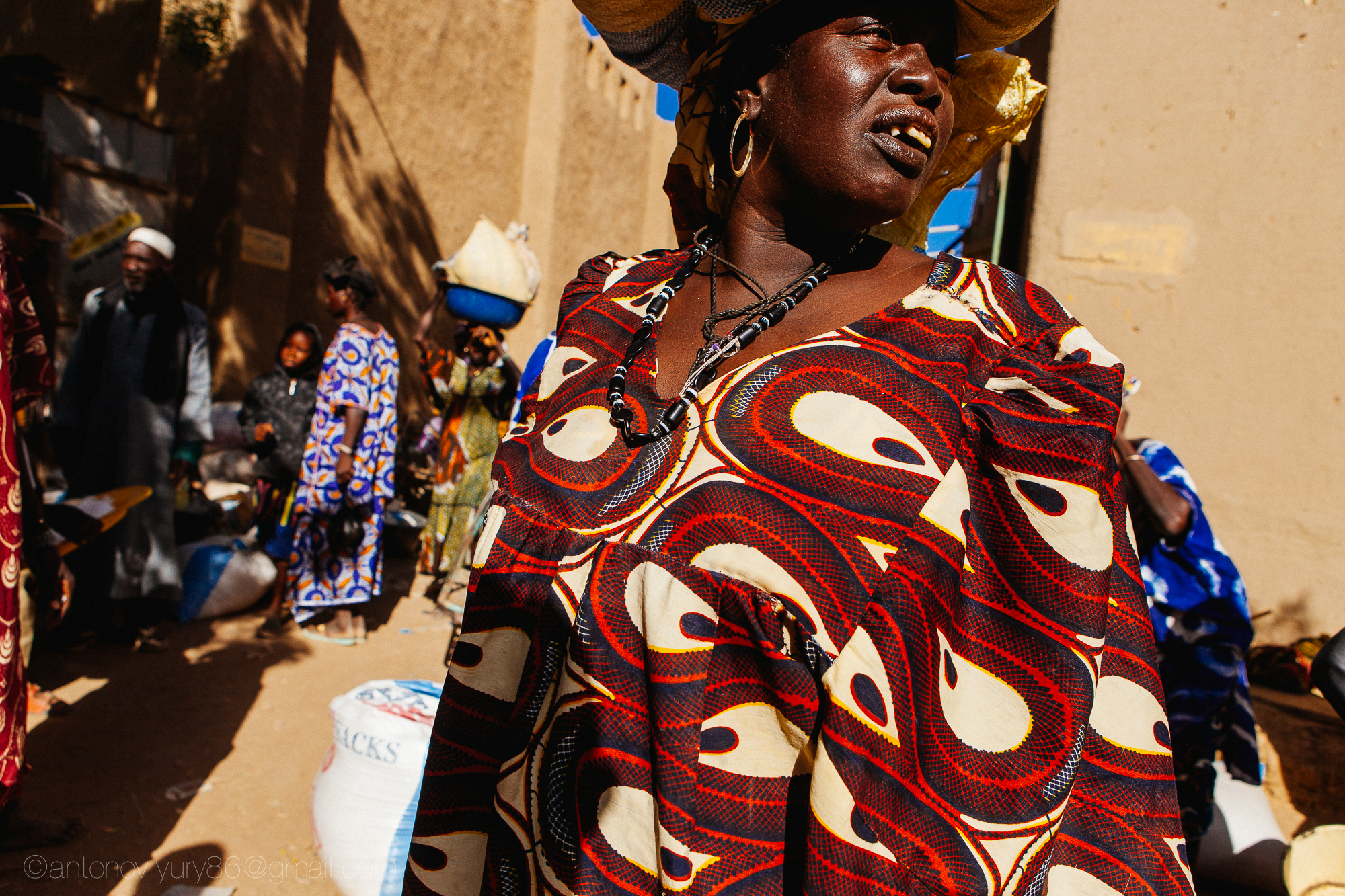 Grande mercato in Djenné, in Mali