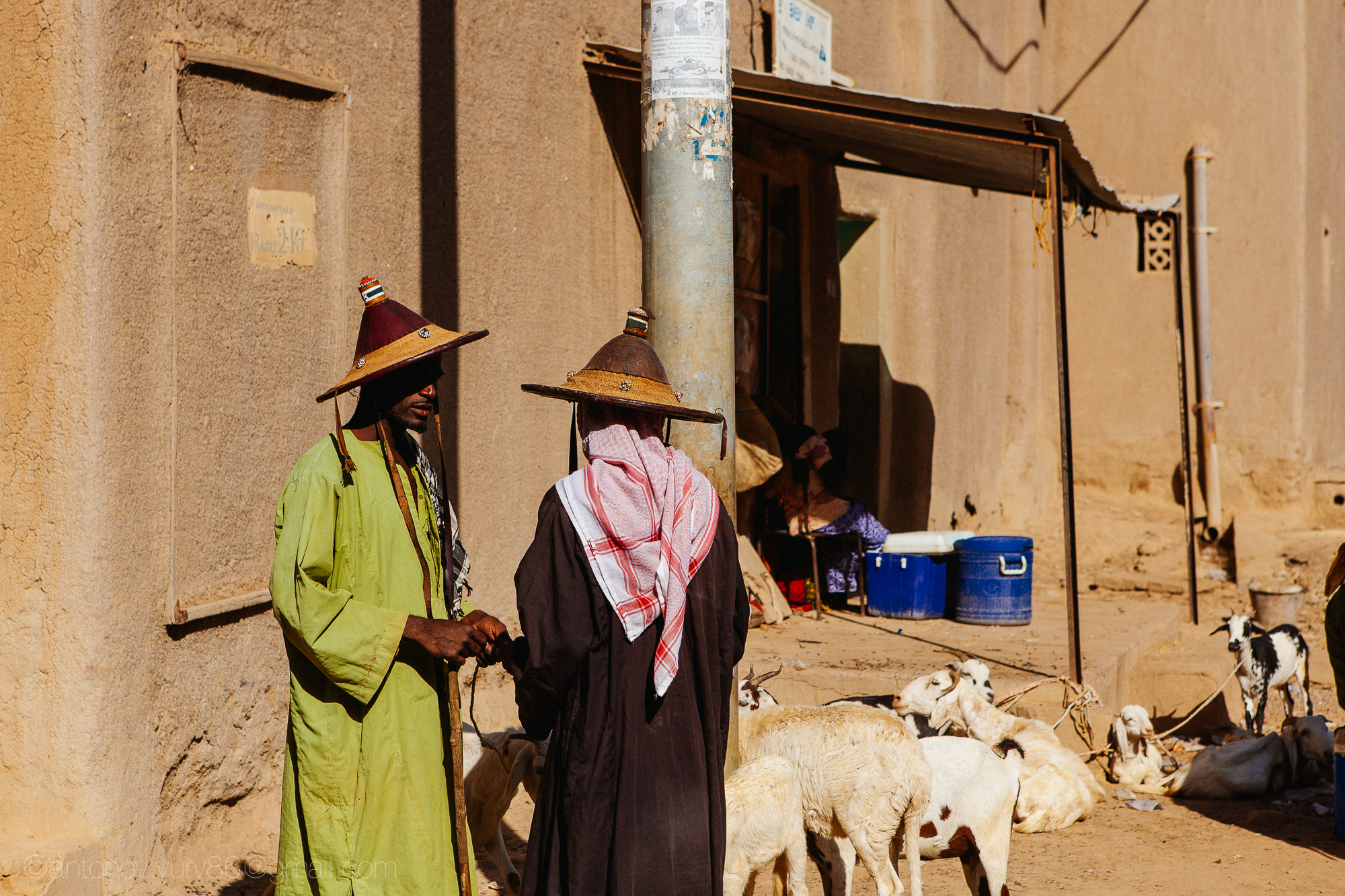 Grande mercato in Djenné, in Mali