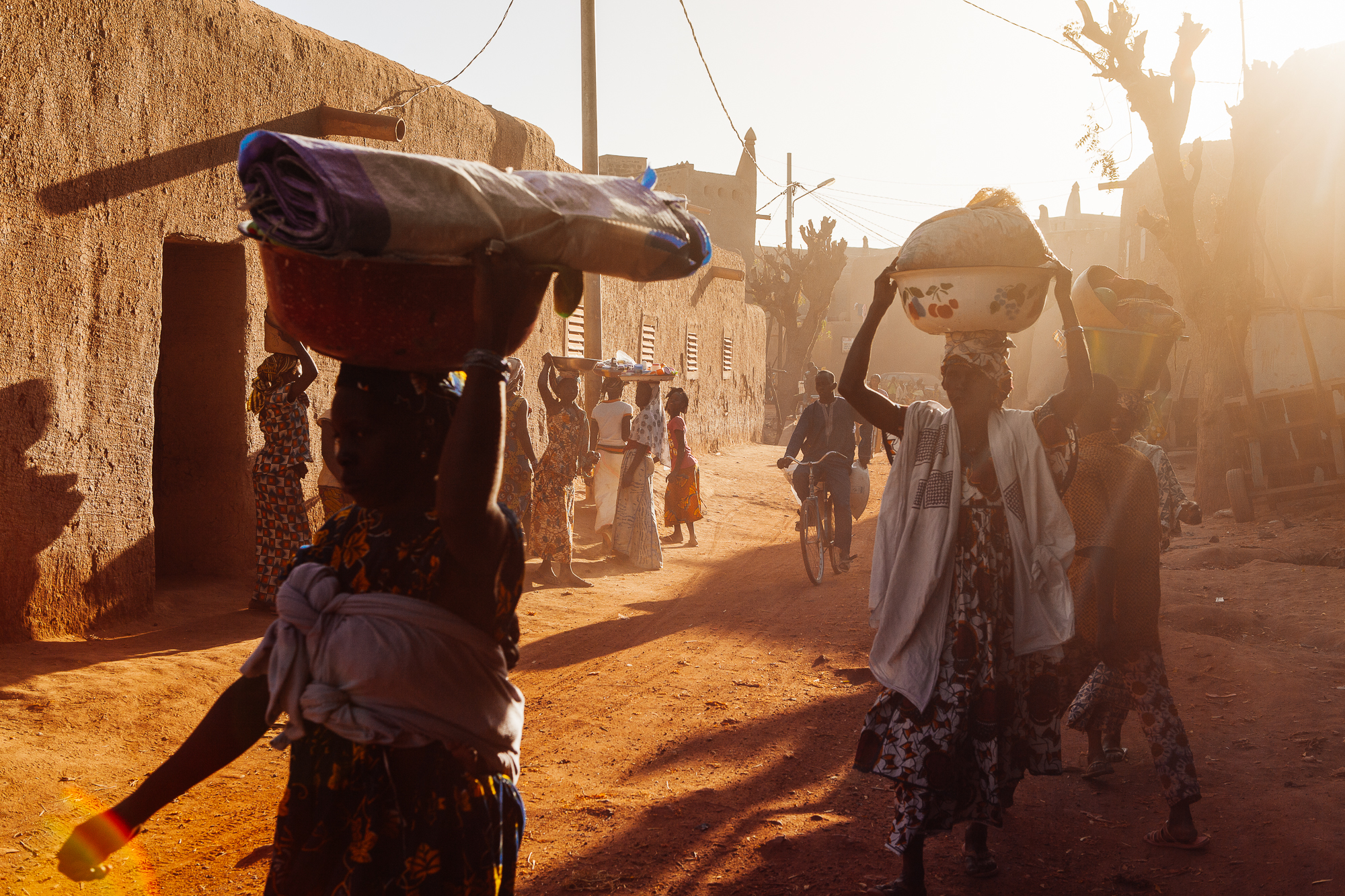 Grande mercato in Djenné, in Mali