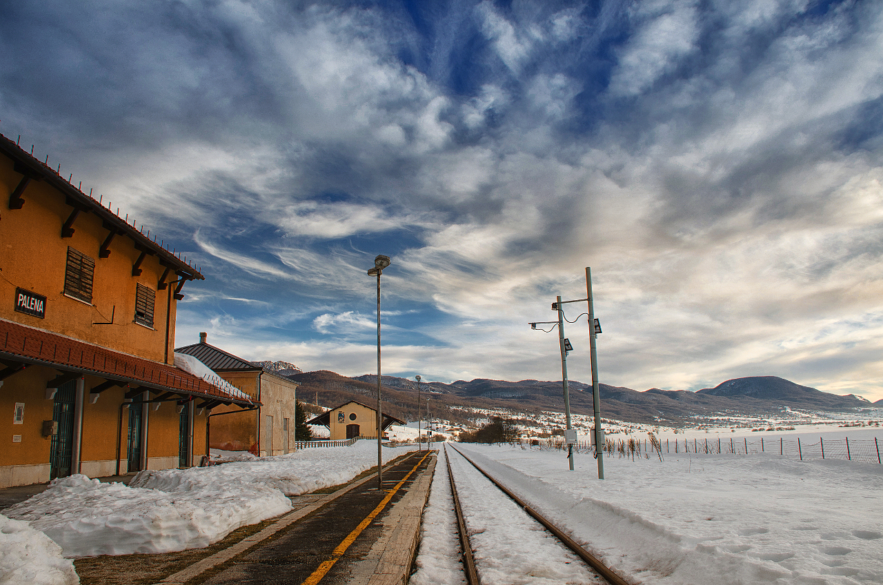Train station of Palena (ch)