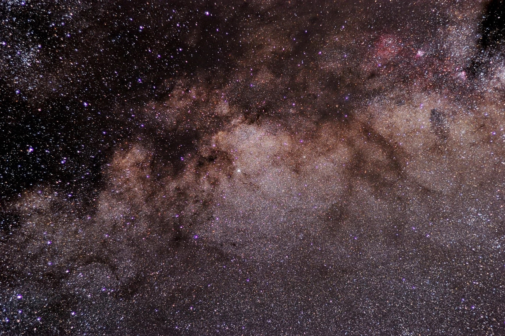 via lattea fotografata in albania con 50mm f1.8