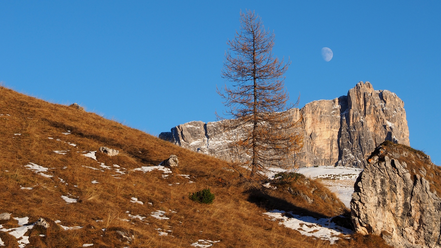 La luna spunta dal Formin