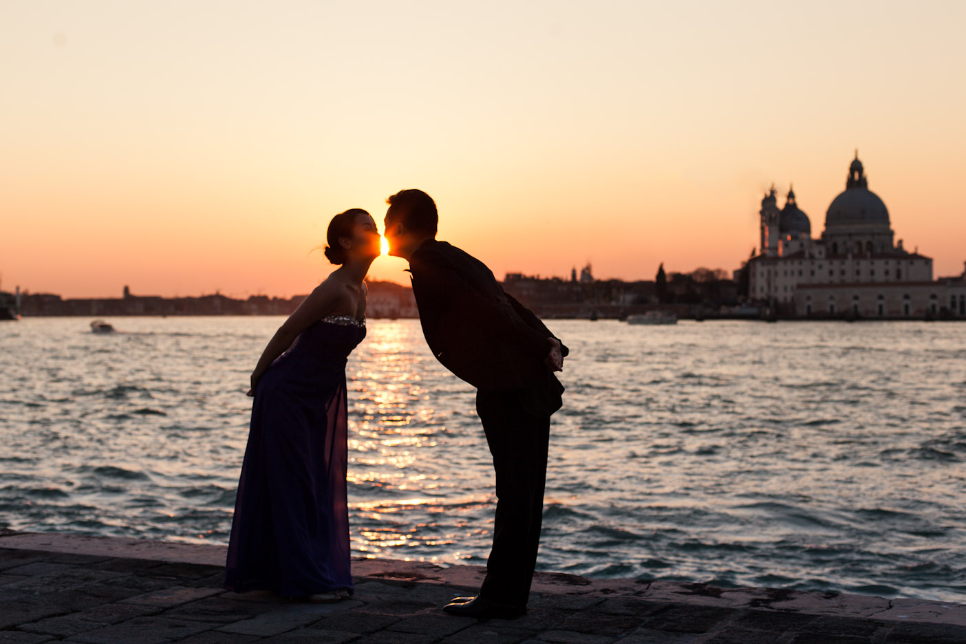 tramonto a Venezia
