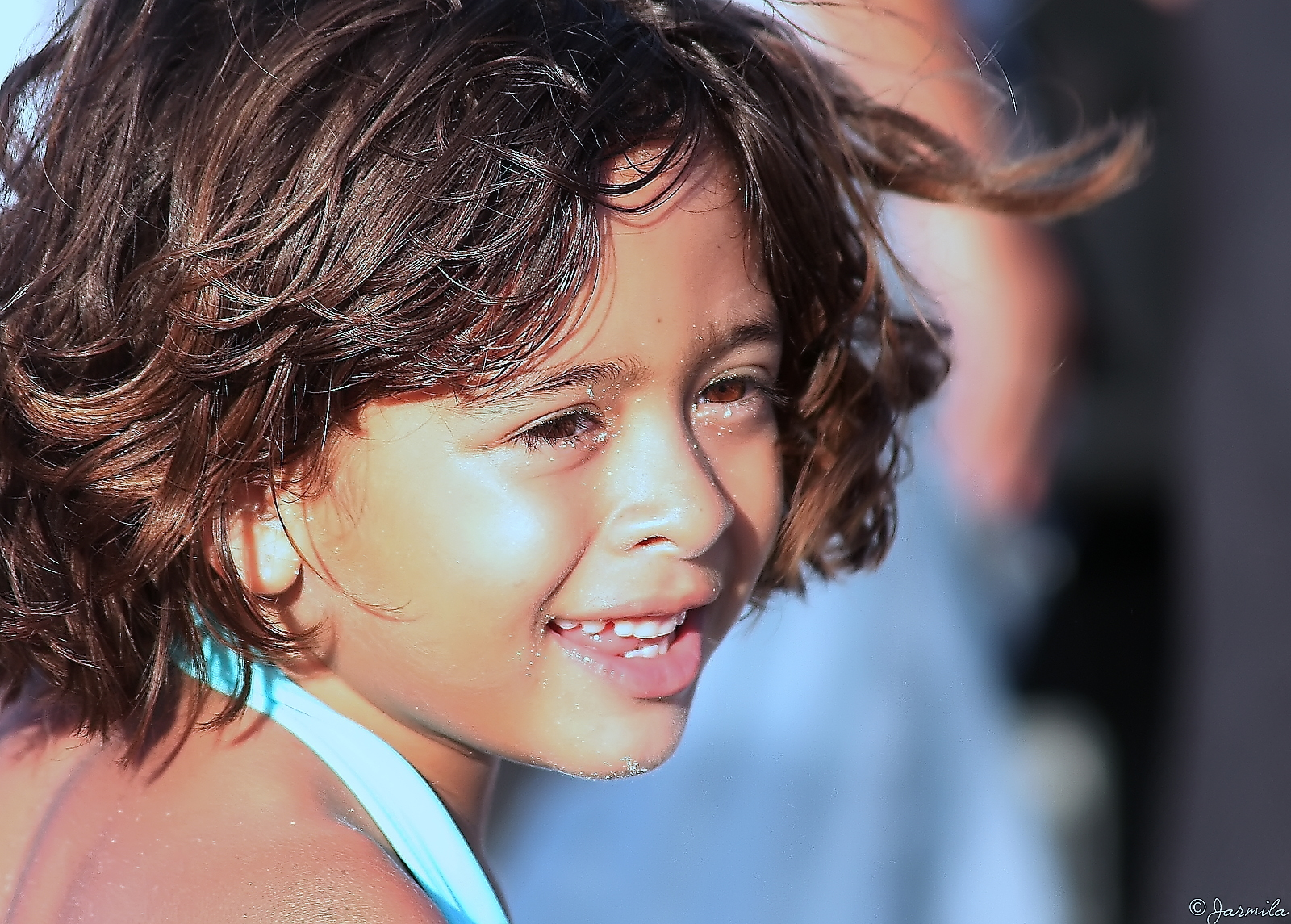 A sunny smile from the beach