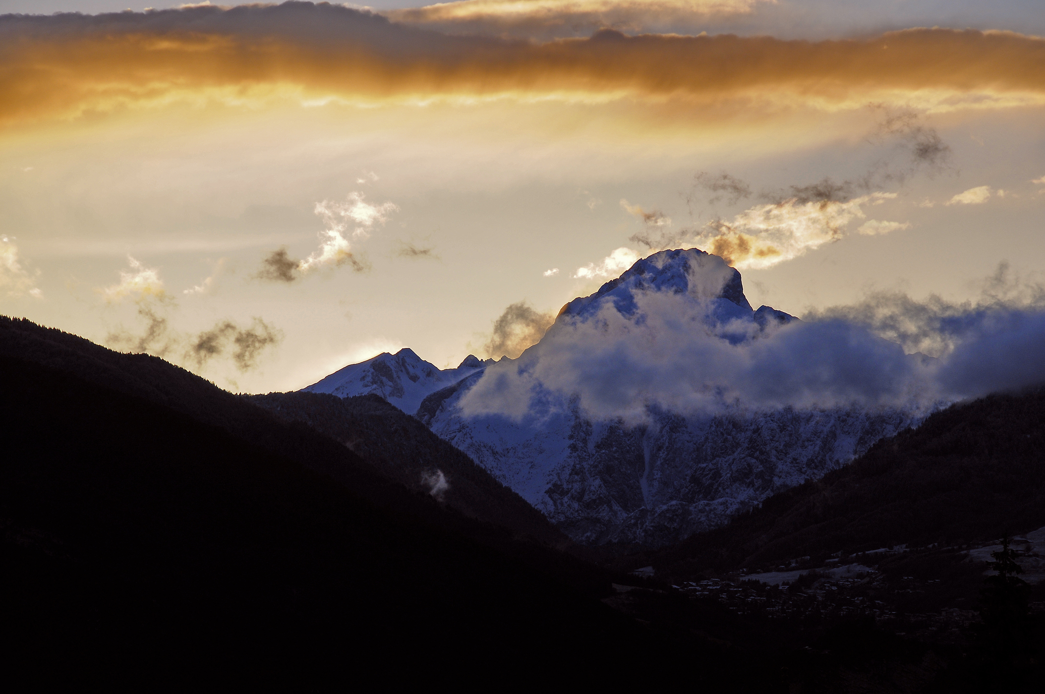 Presolana al tramonto