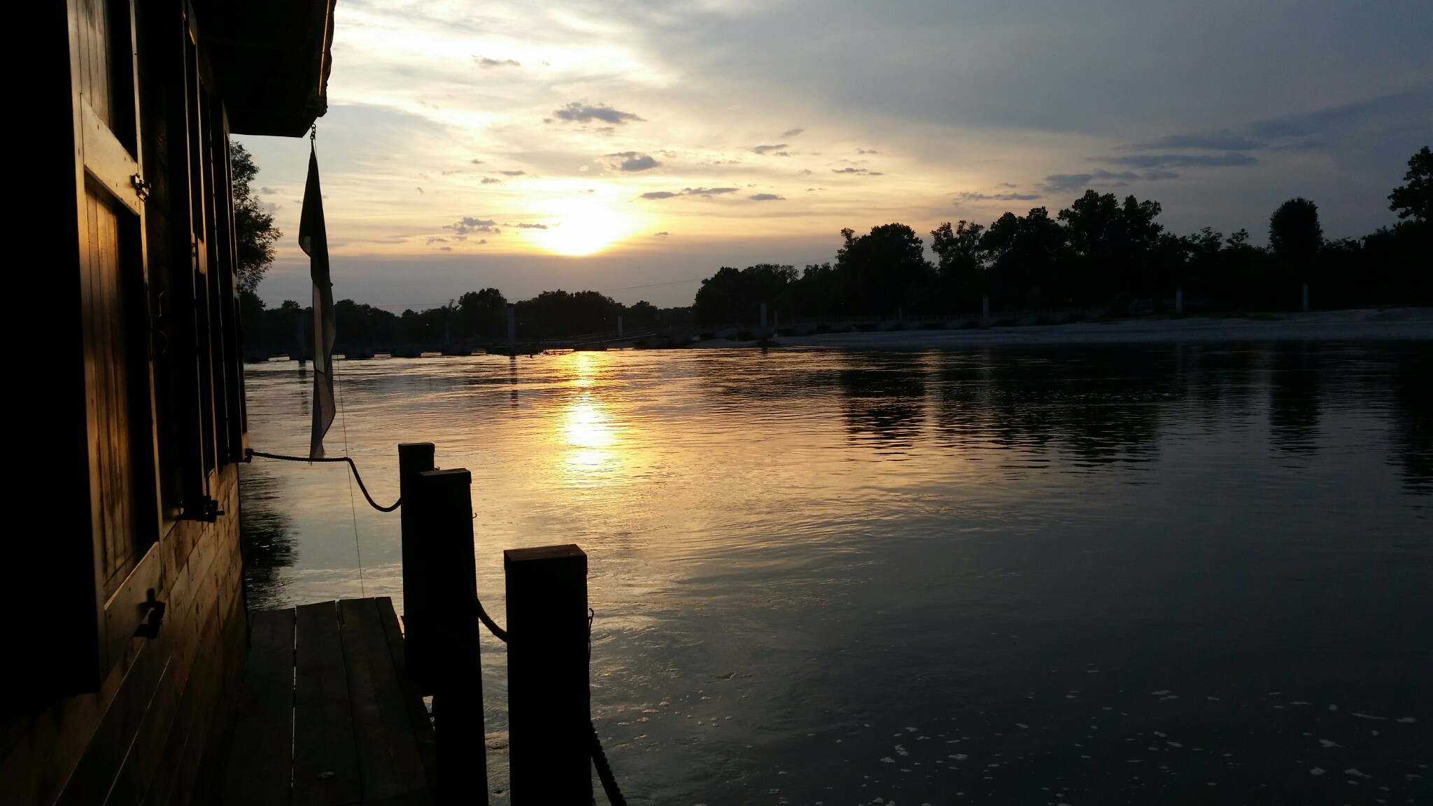 Sunset on the Yangtze River