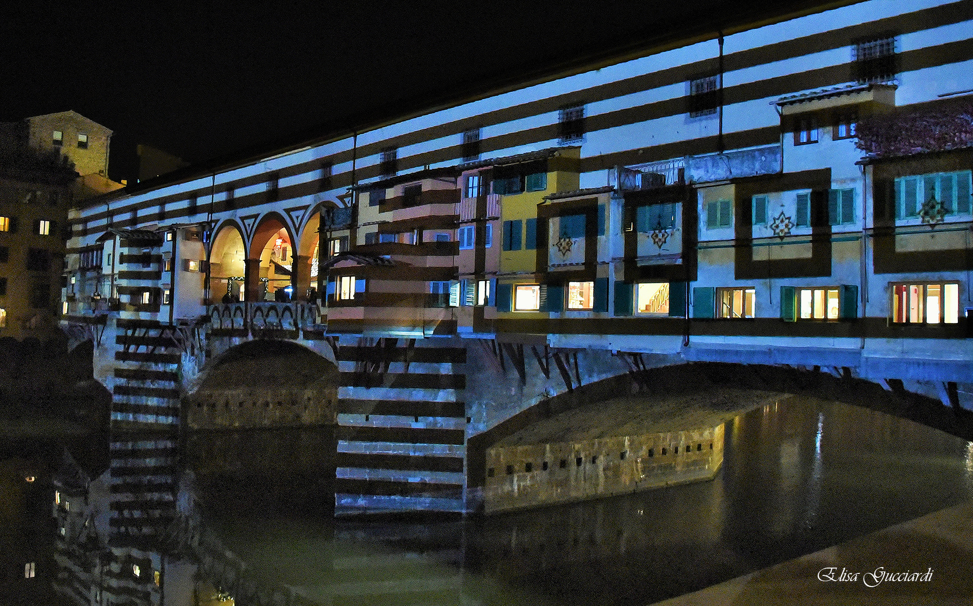 ponte vecchio ridipinto