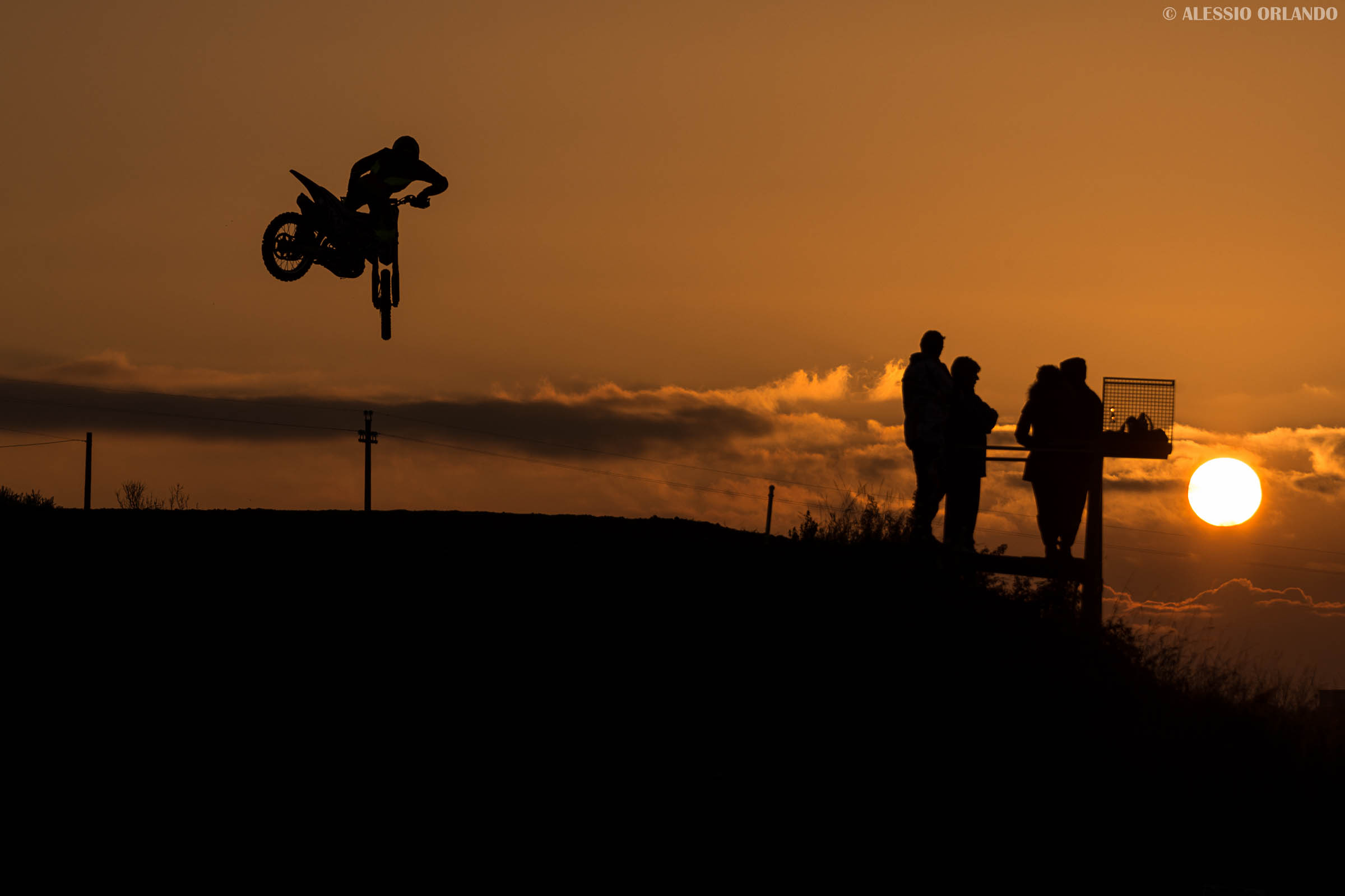 Jumping into the sunset