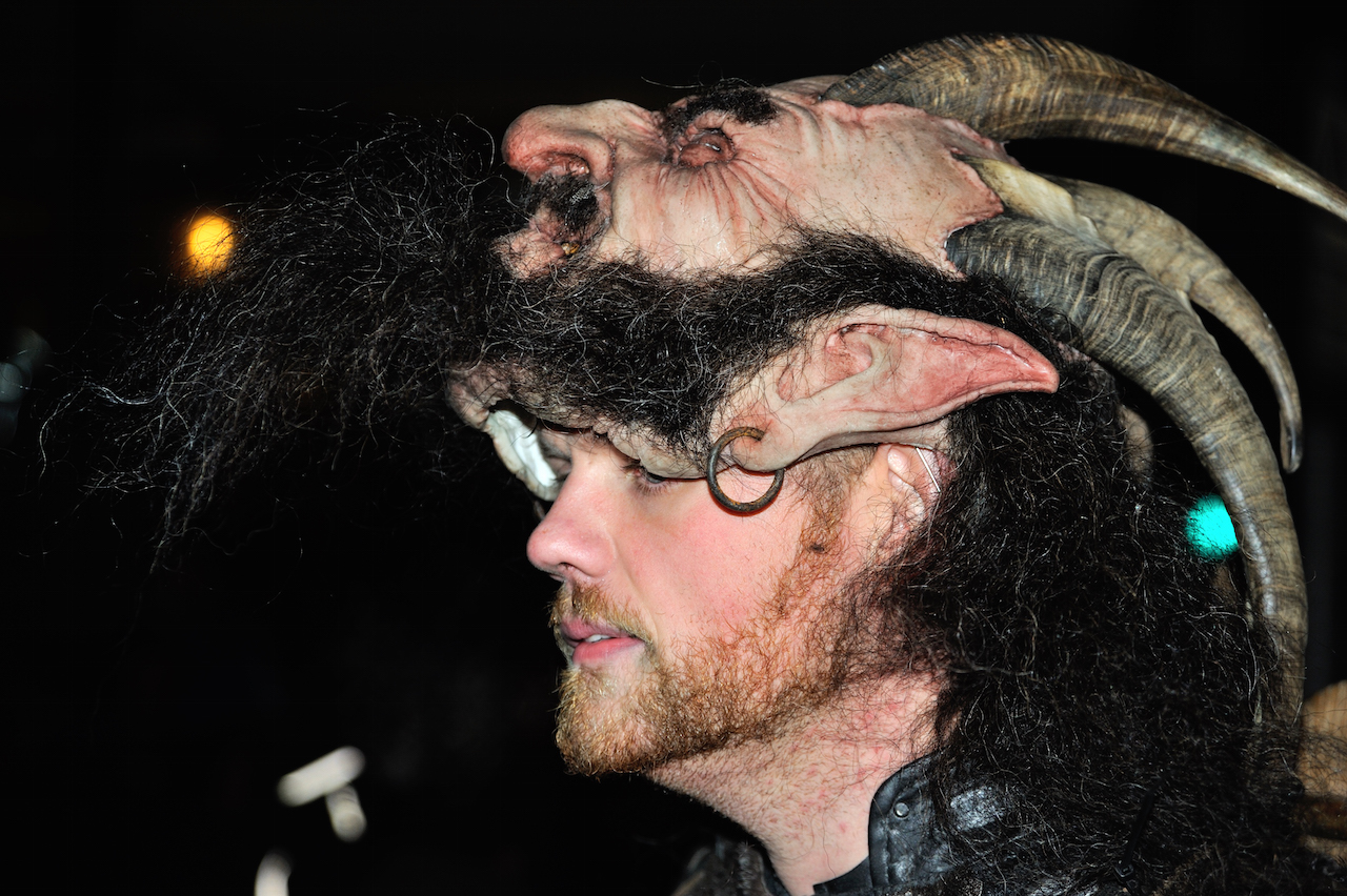 Krampus in the streets of Dobbiaco (bz)