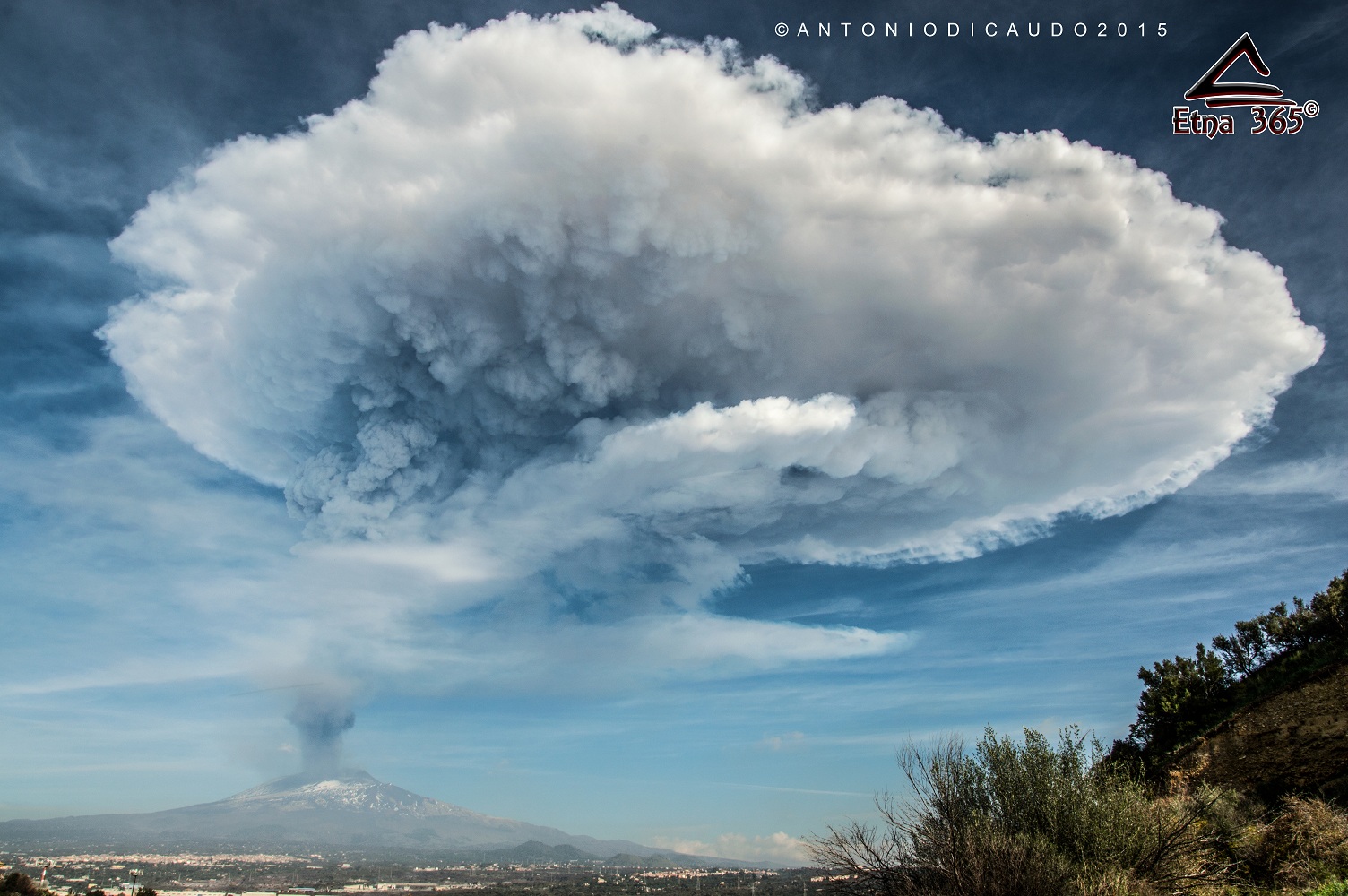 Etna eruption Chasm