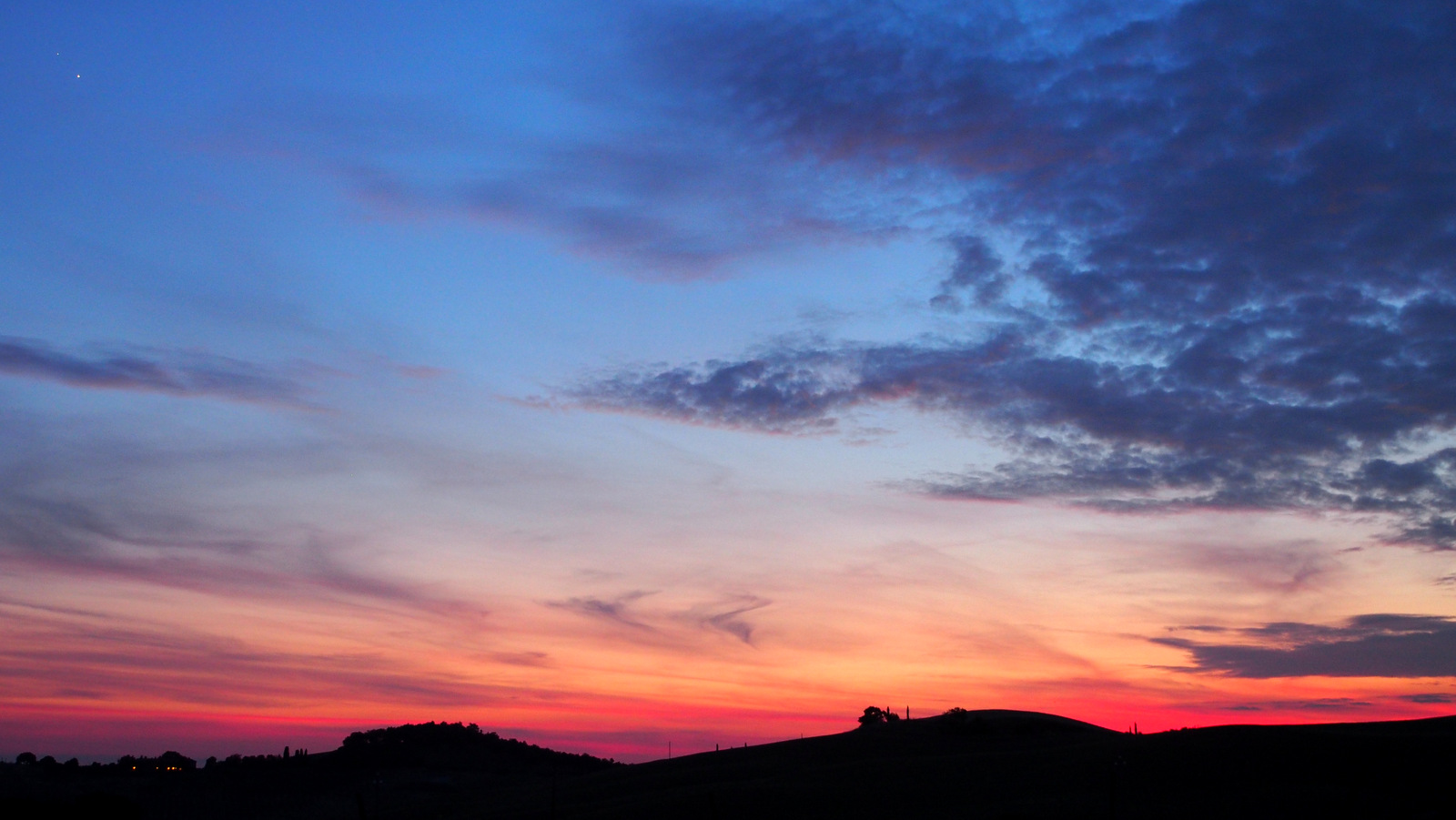 Tramonto in Val d'Orcia