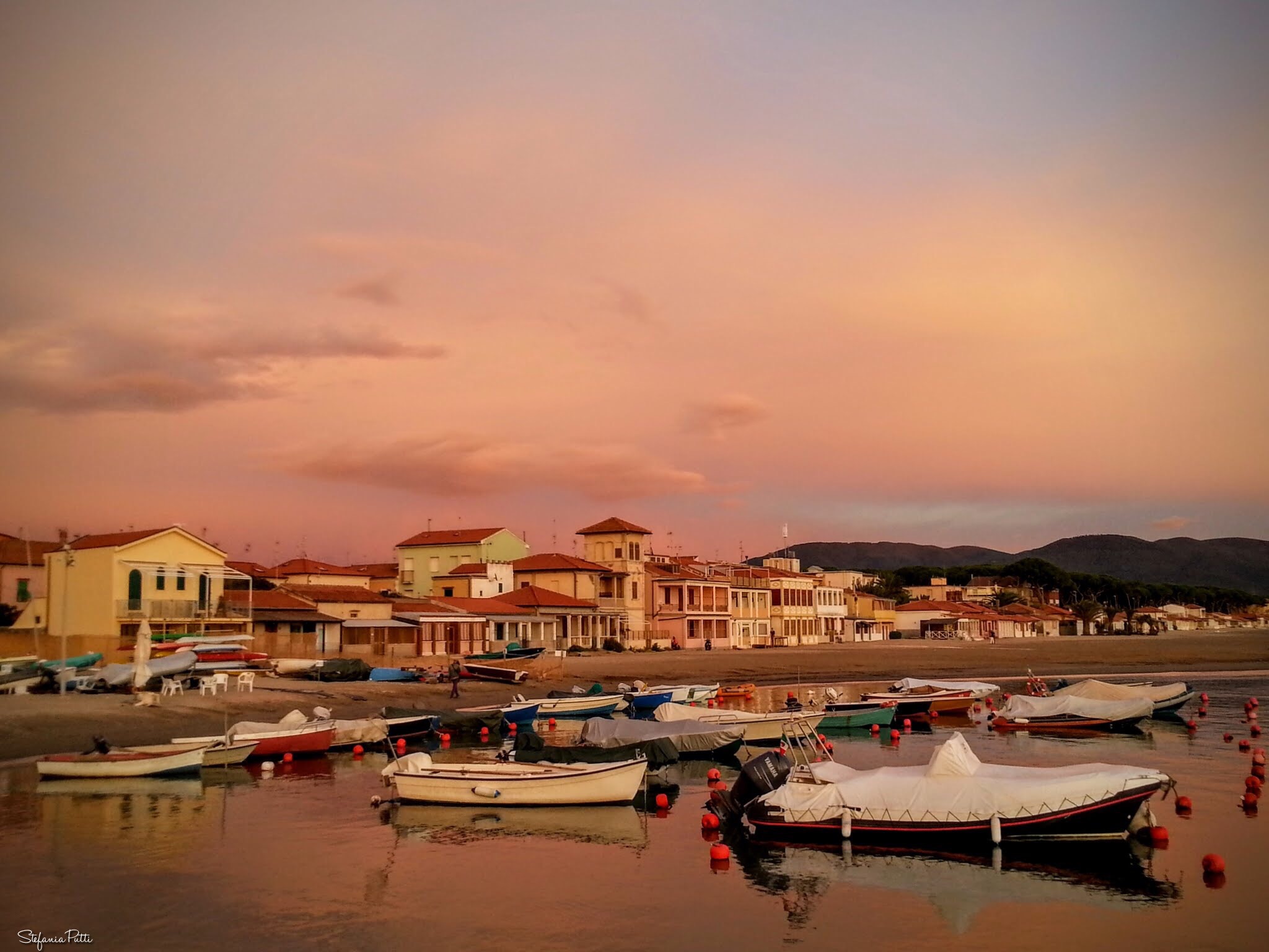 Il mio quartiere...Senzuno...al tramonto