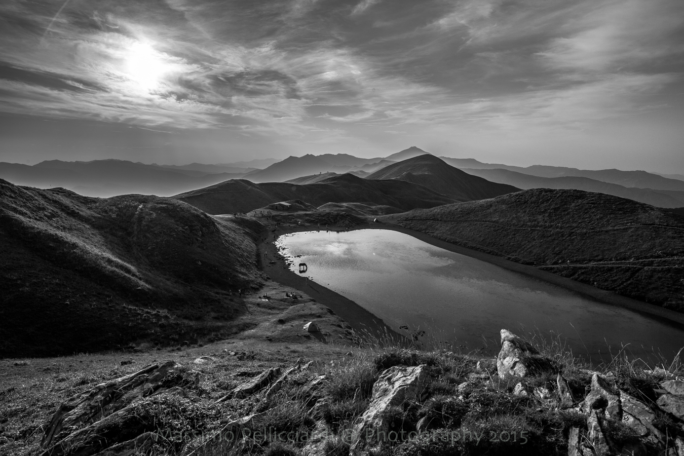 Lago Scaffaiolo in B/N