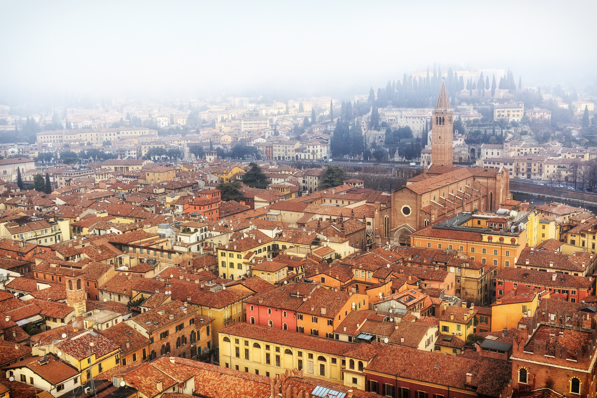 Verona, fog