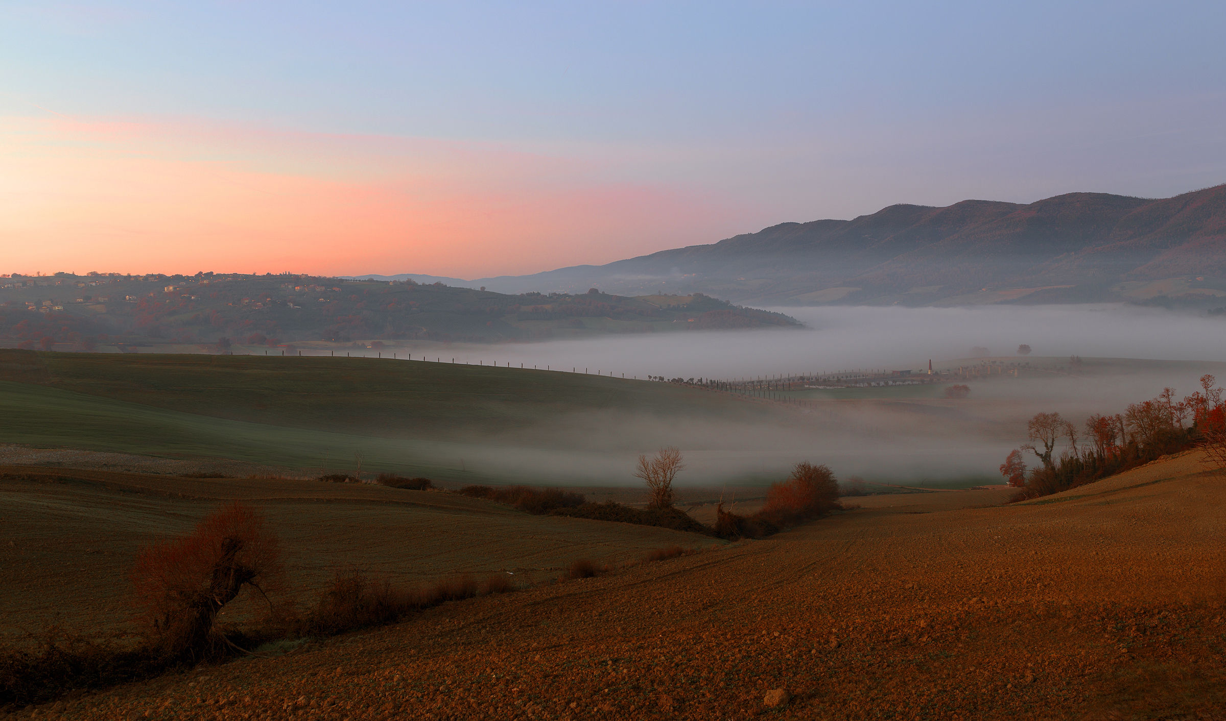 Sunset in Gualdo Cattaneo