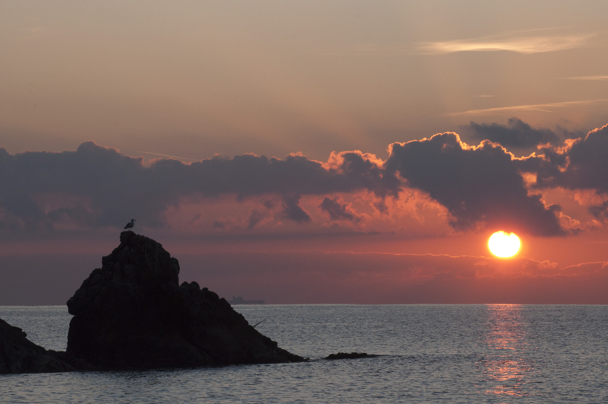 Sunrise over the sea