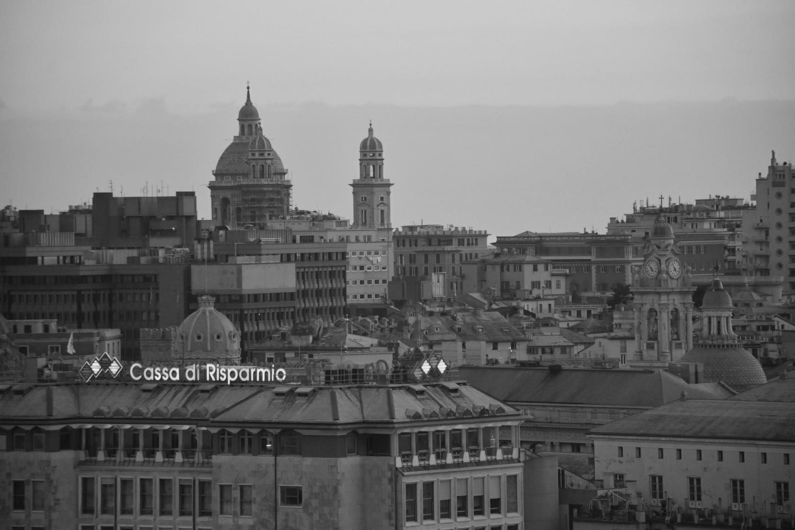 Genova in bianco e nero