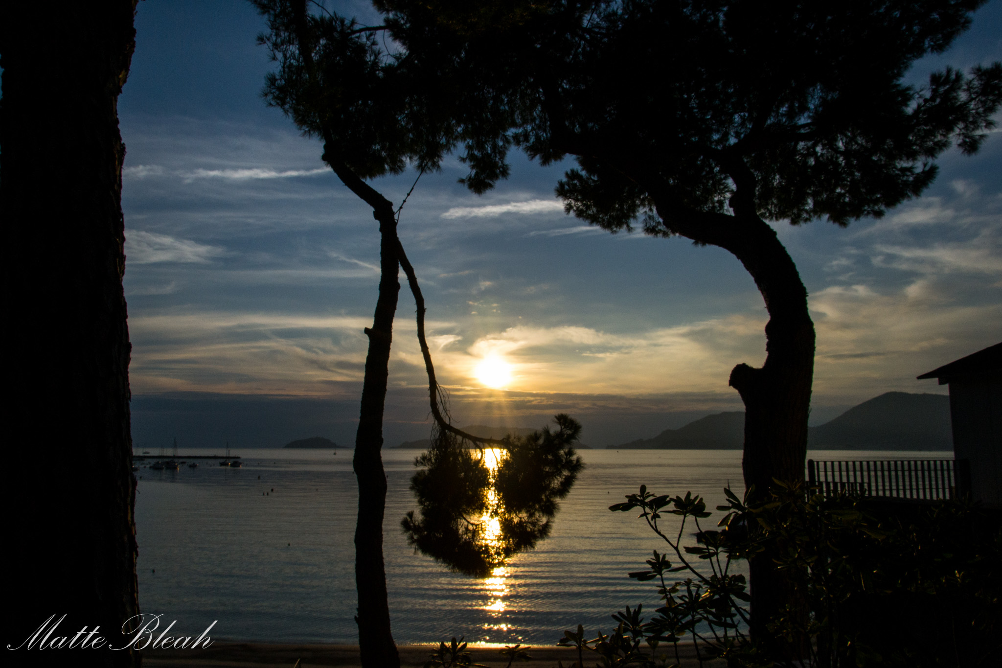 sunset in Lerici