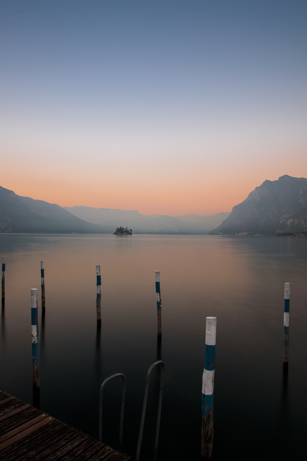 Sunset on Lake Iseo