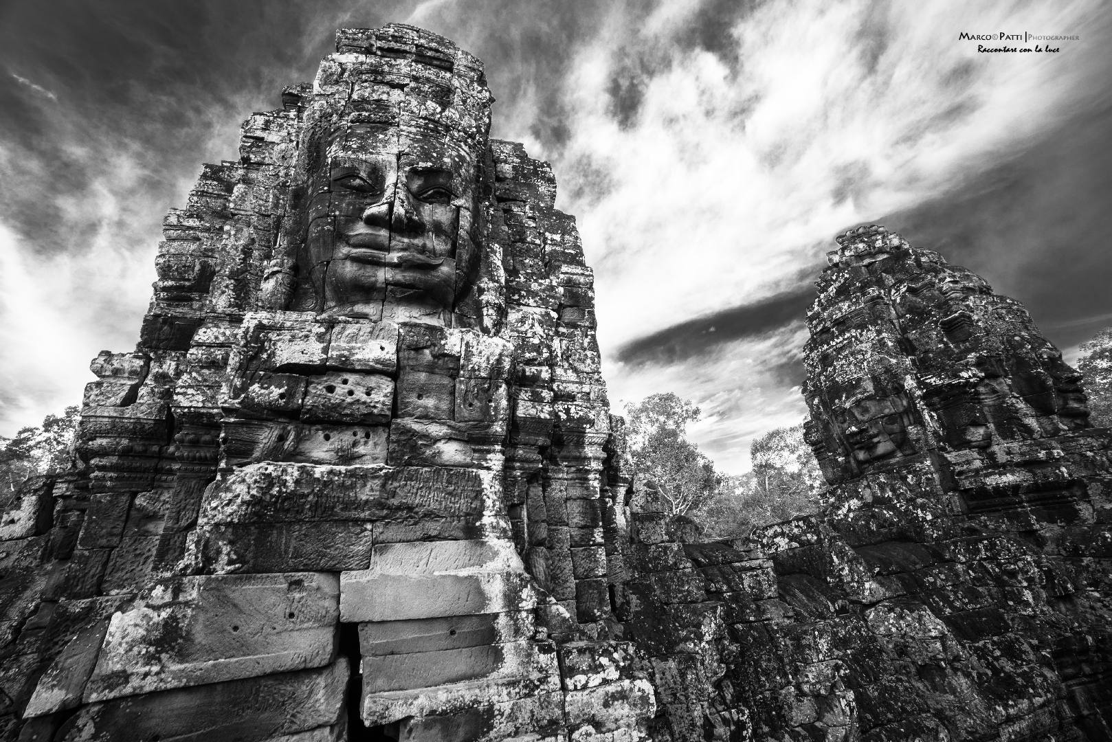 The faces of the Bayon