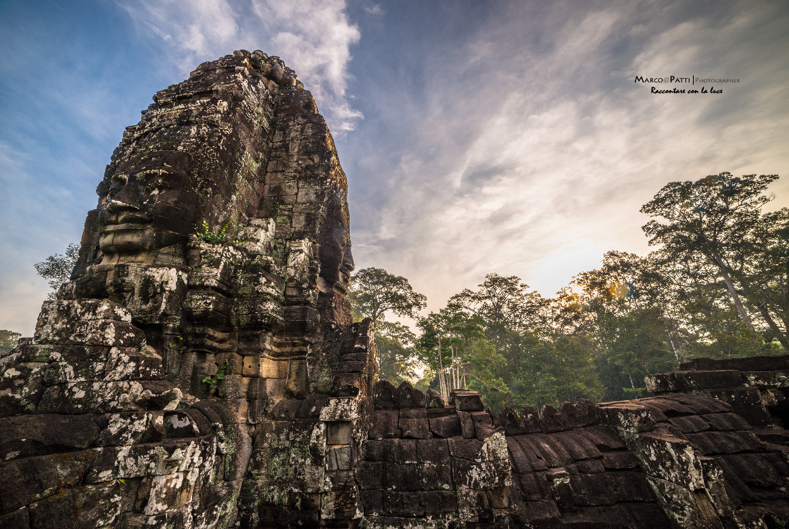 The faces of the Bayon