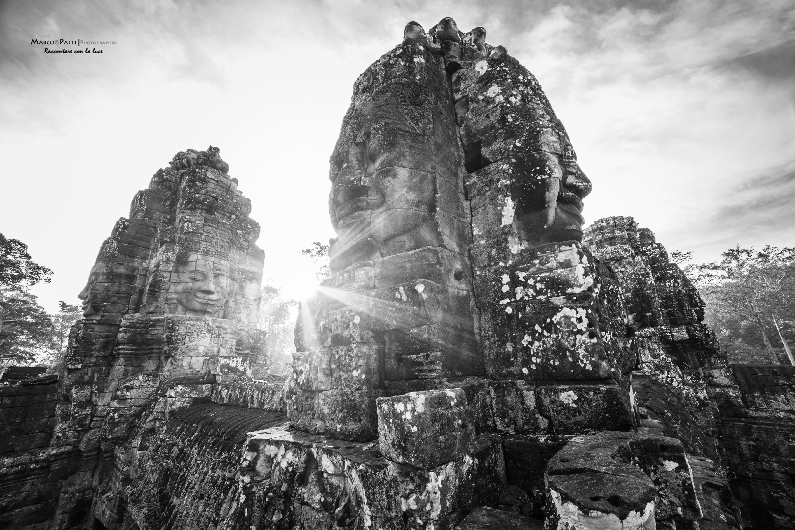 The faces of the Bayon