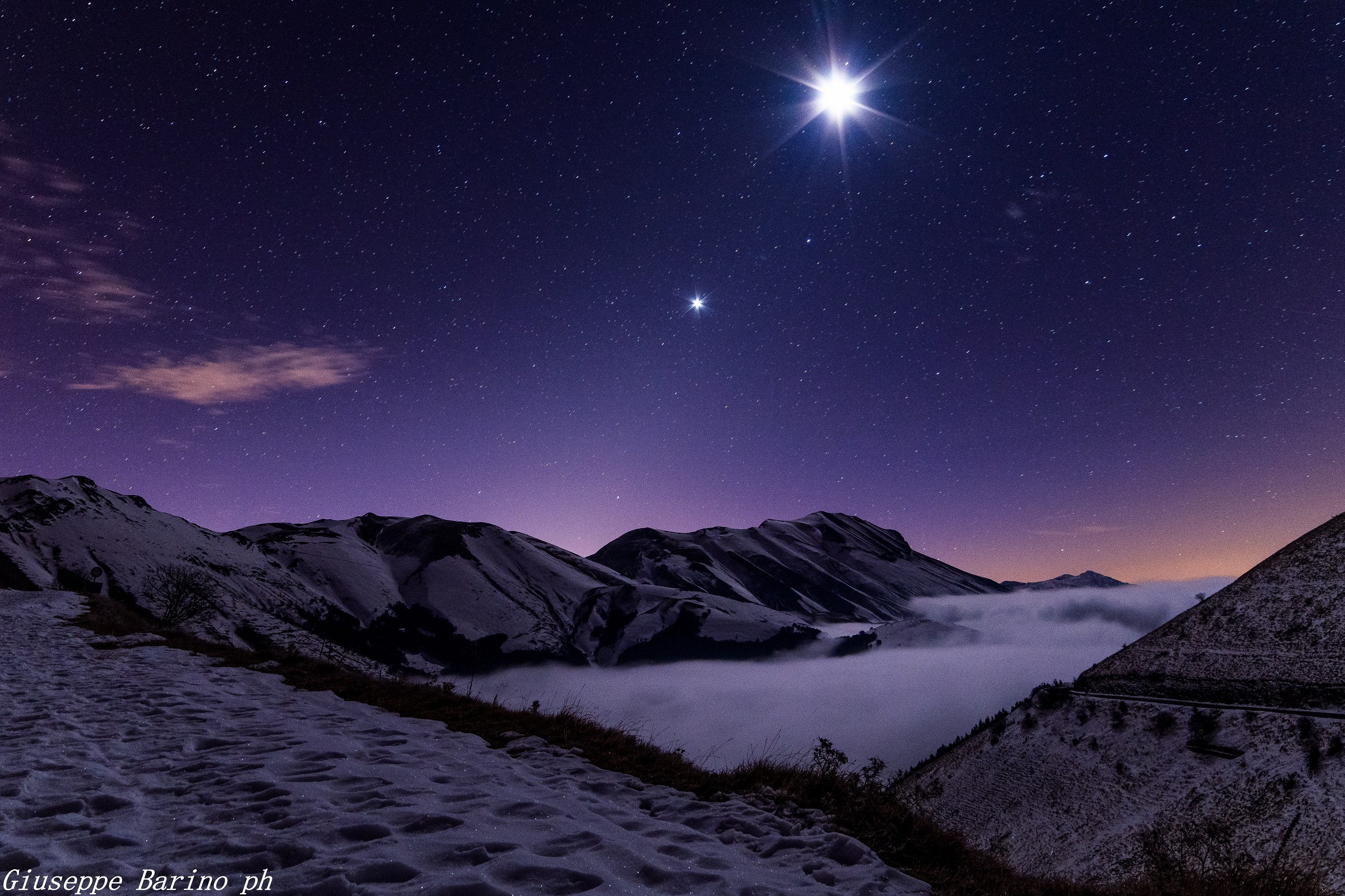 Le stelle prima dell'alba