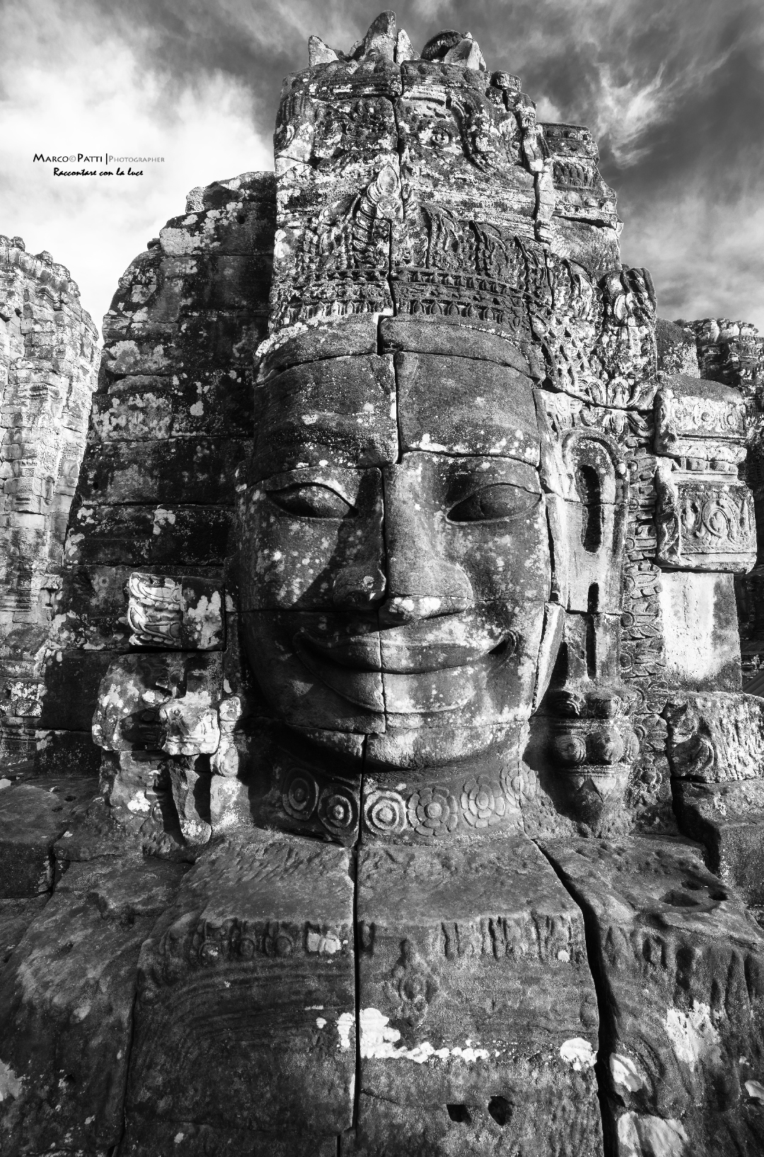 one of the faces of the Bayon