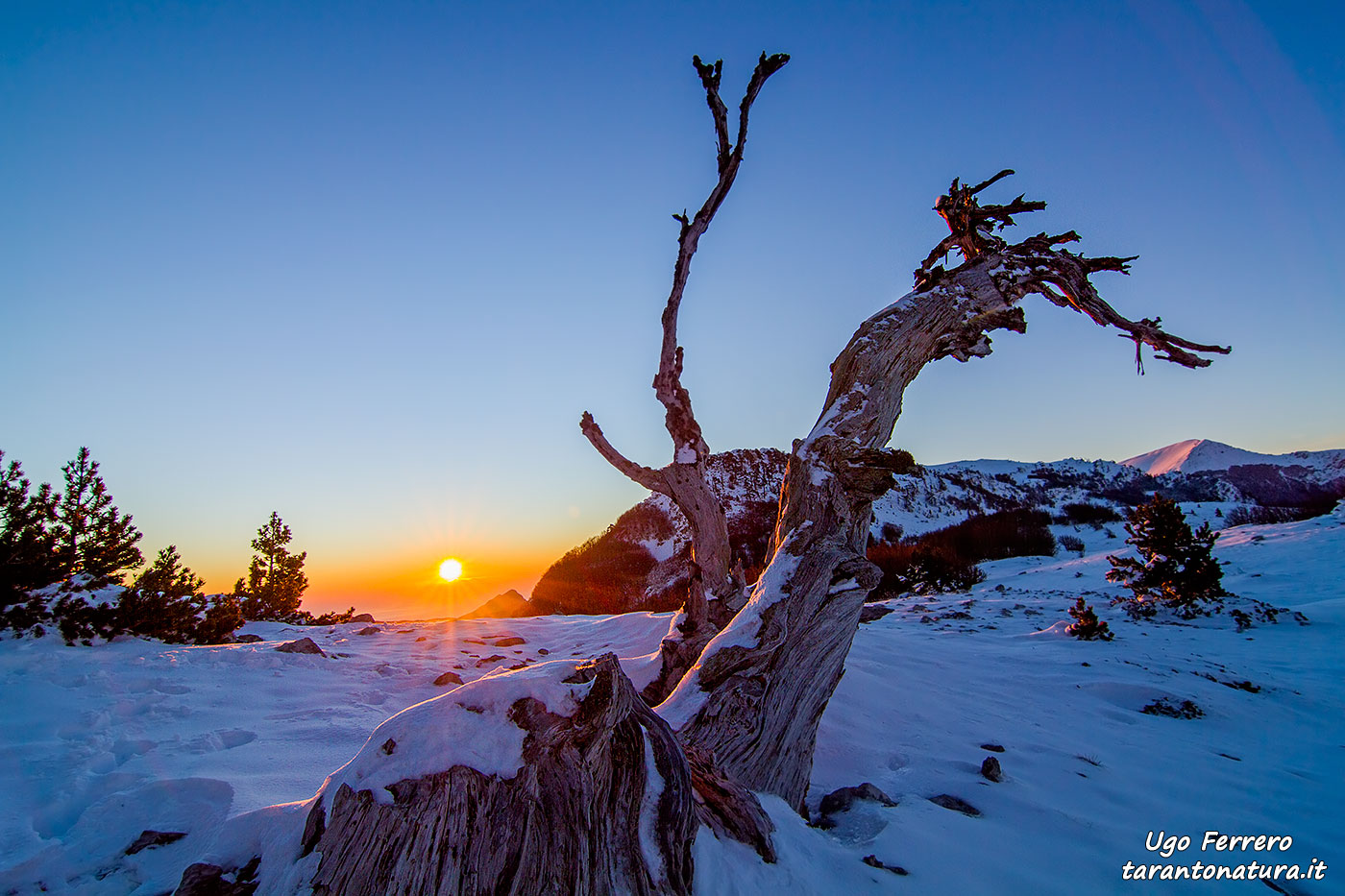 Alba alla Grande Porta del Pollino