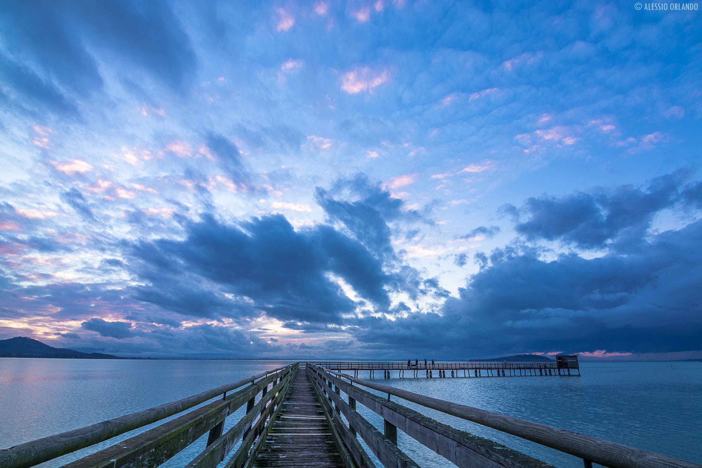 Sunset on the pier