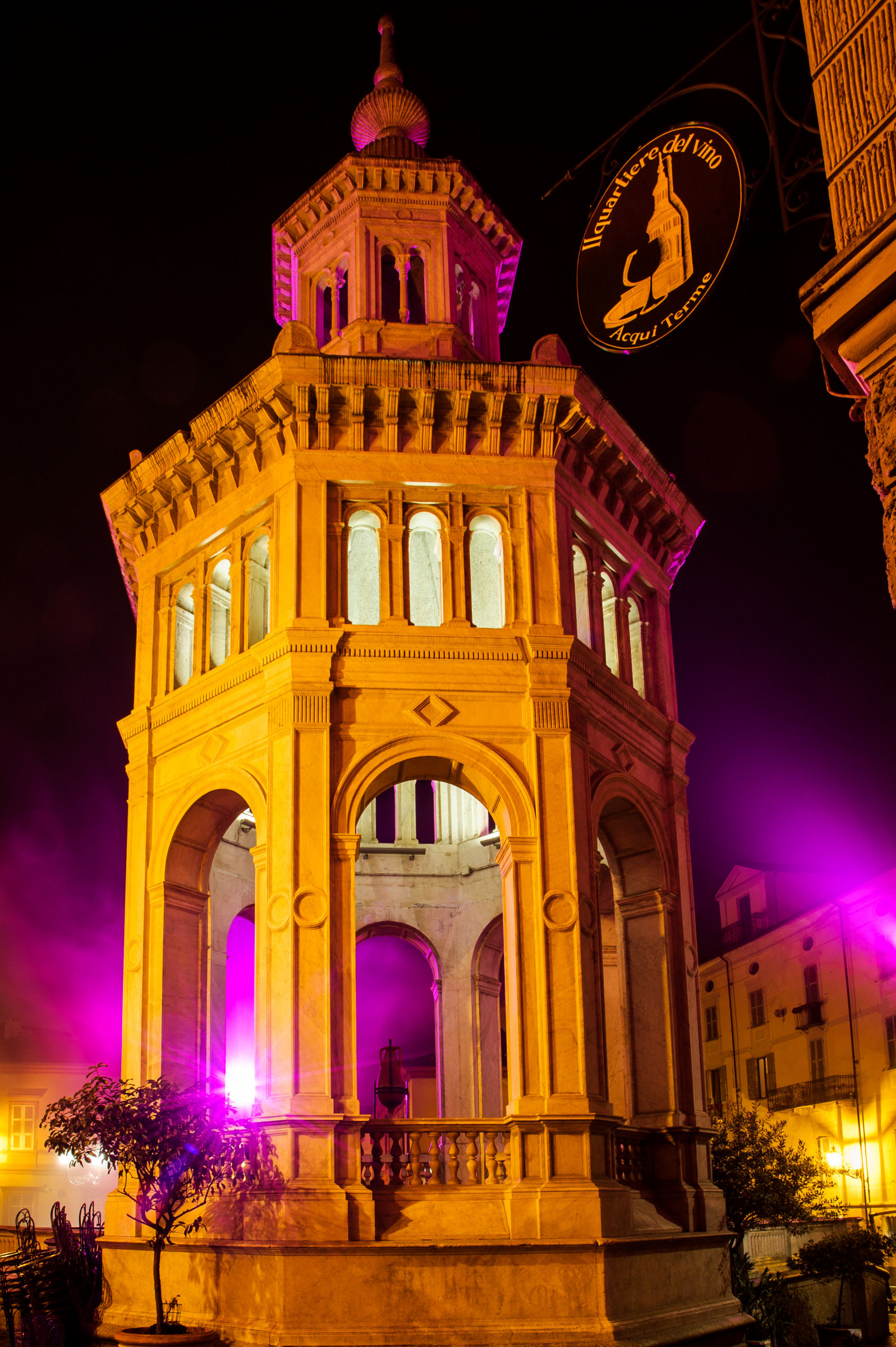Acqui Terme (al) by night