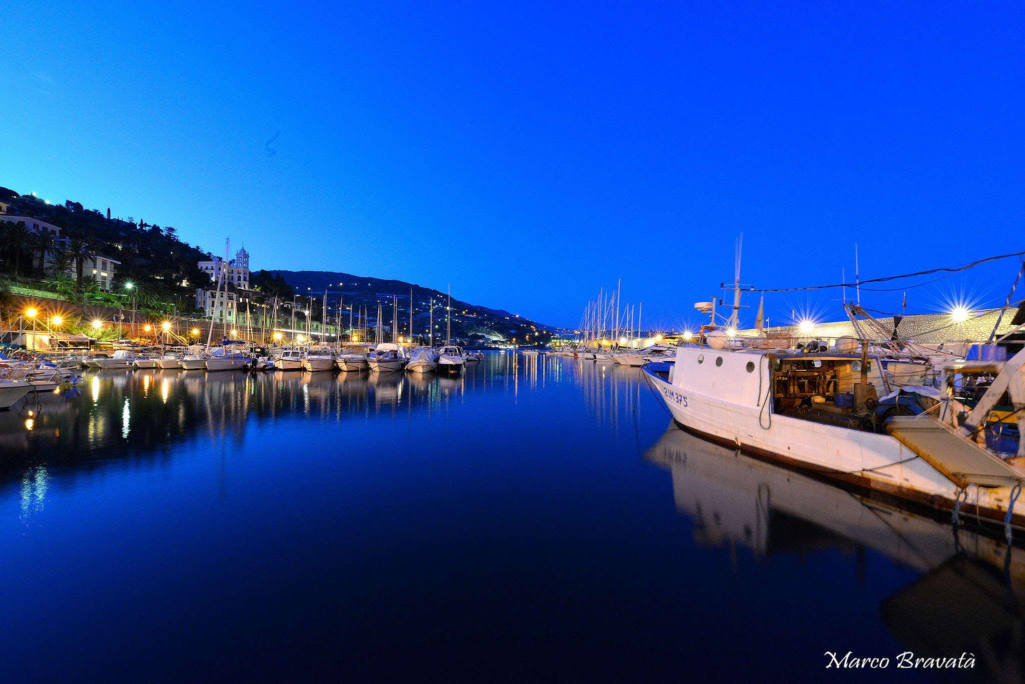 Al porto di Bordighera