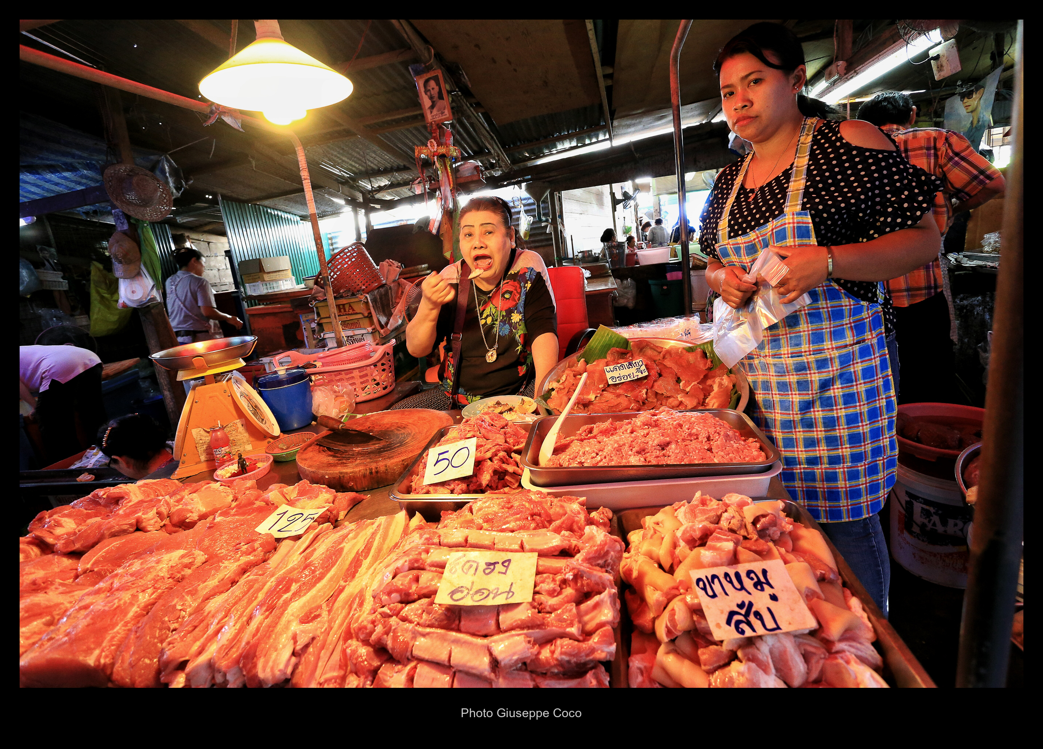 Maeklong Market (on track) - Bangkok