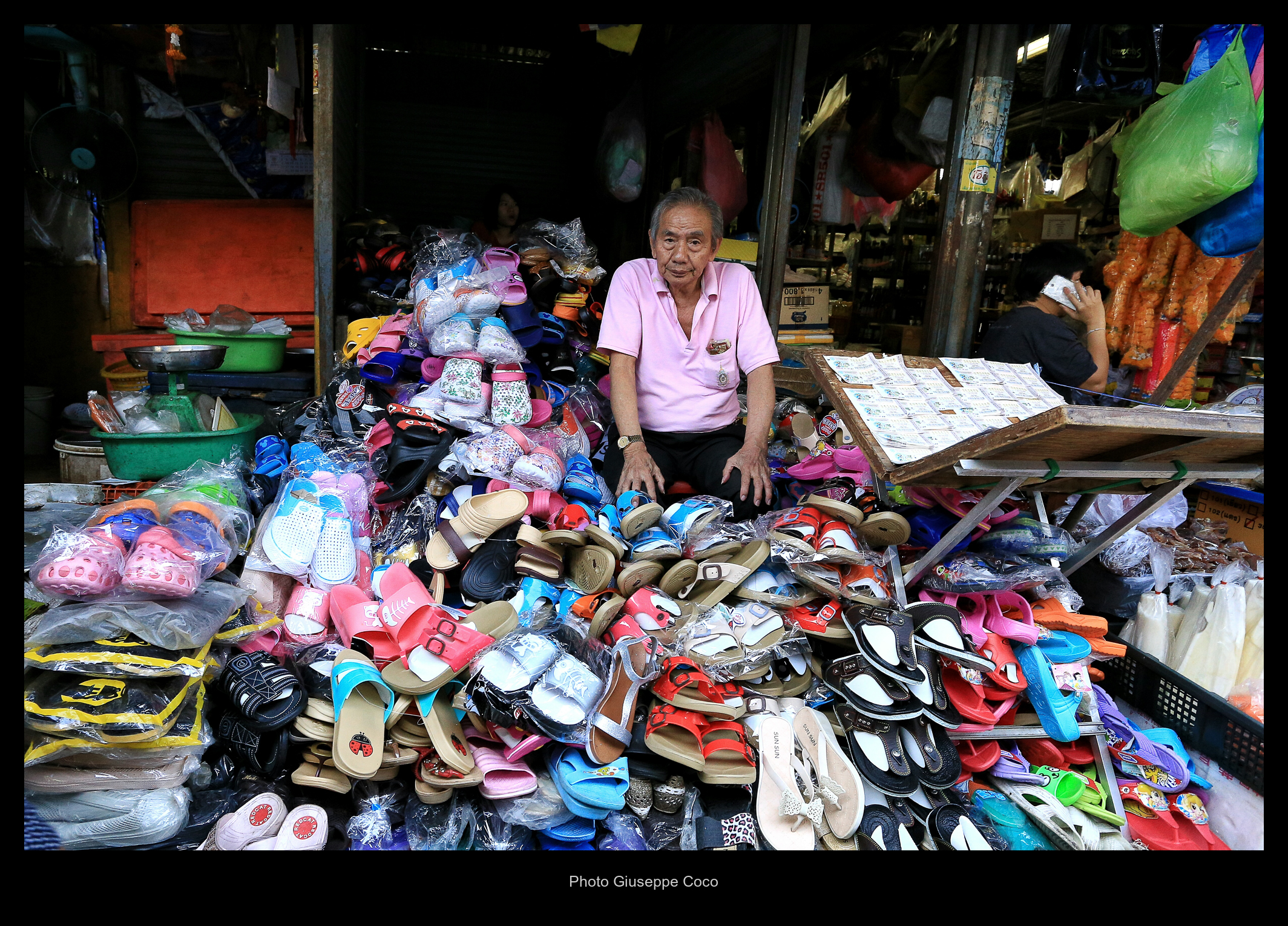 Maeklong Market (on track) - Bangkok
