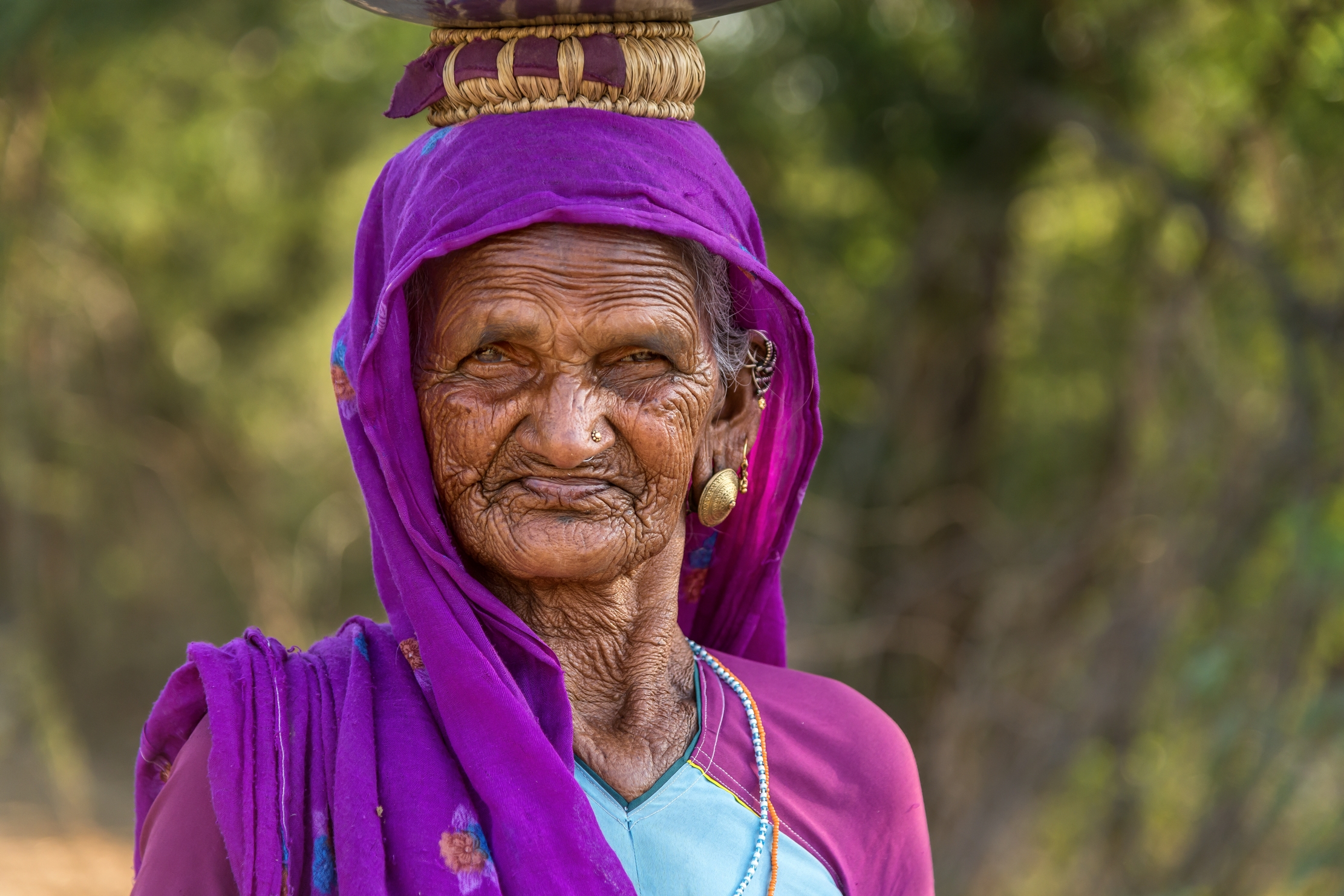 Gujarat 2015 - Elderly farmer