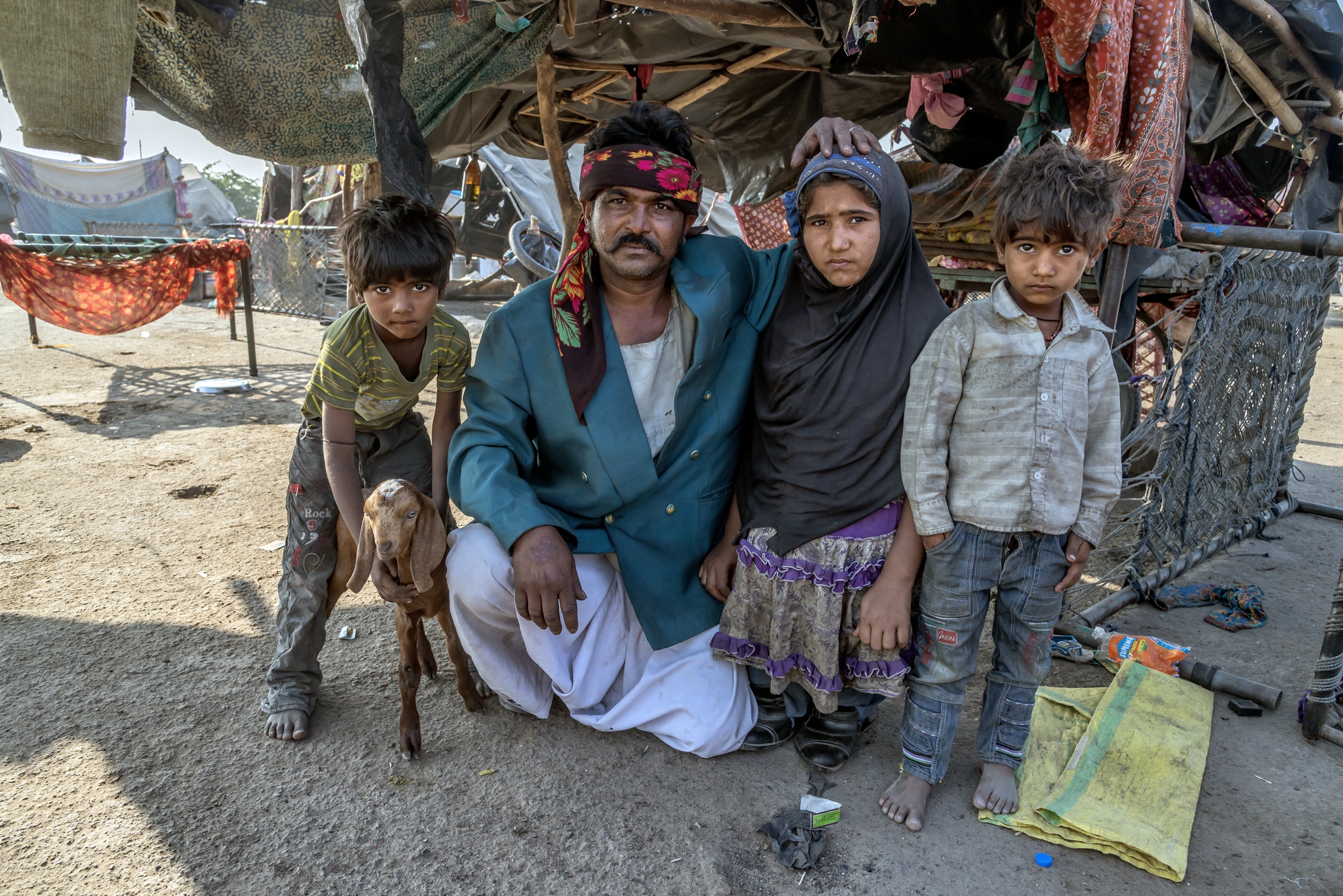 Gujarat 2015 - In un campo nomade