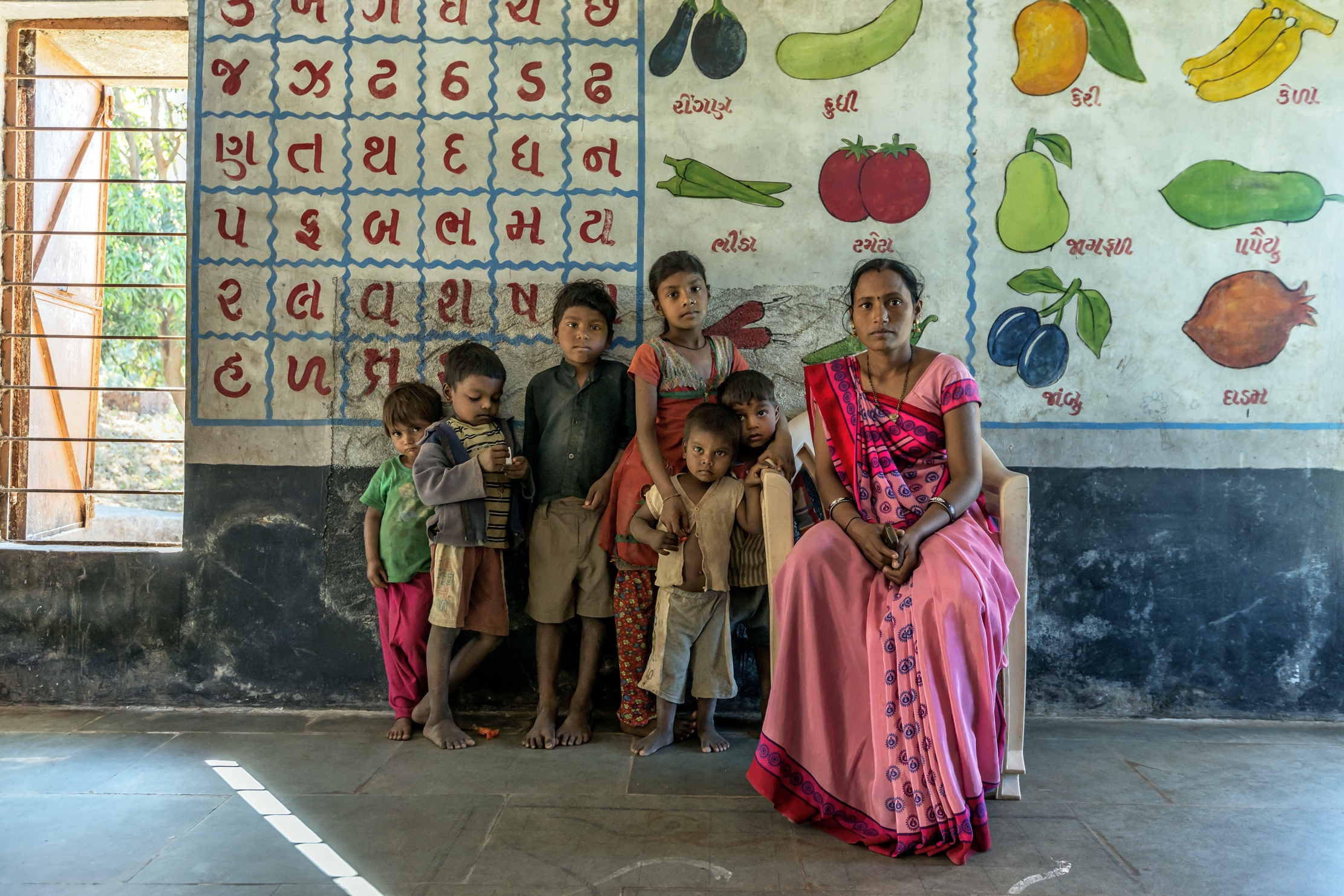 Gujarat 2015 - In una scuola materna rurale