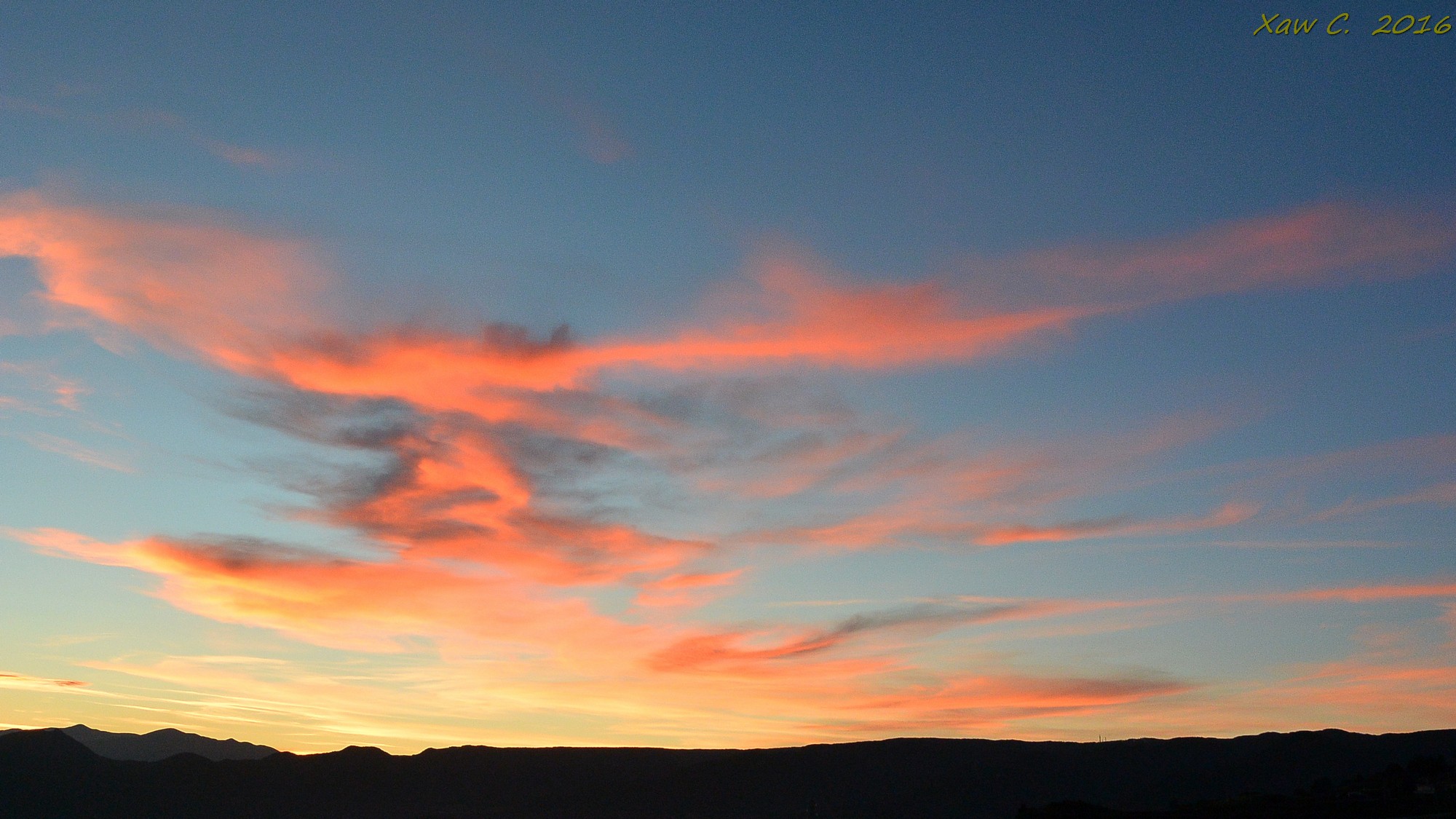 in the distance the Aspromonte
