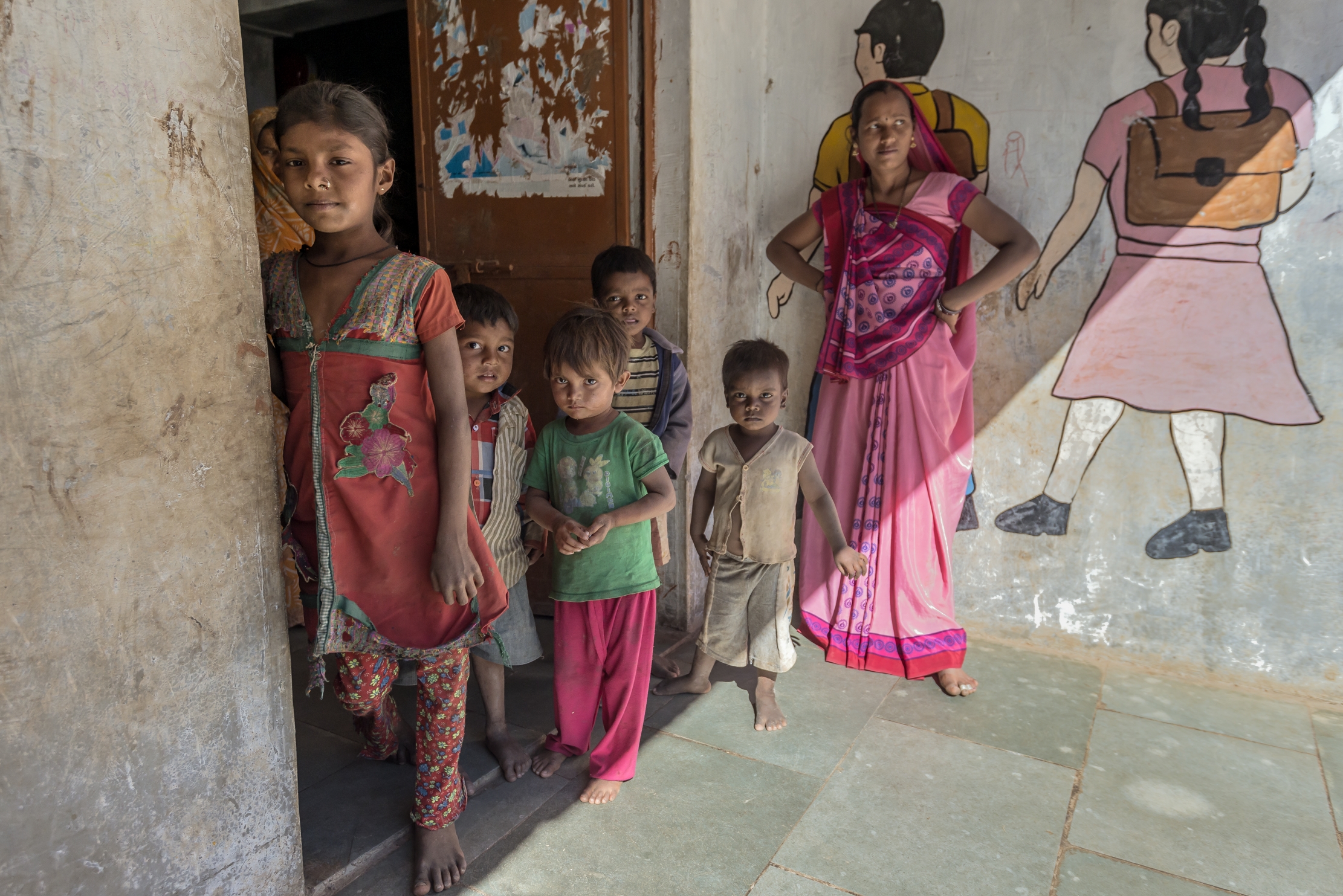 Gujarat 2015 - In una scuola materna rurale