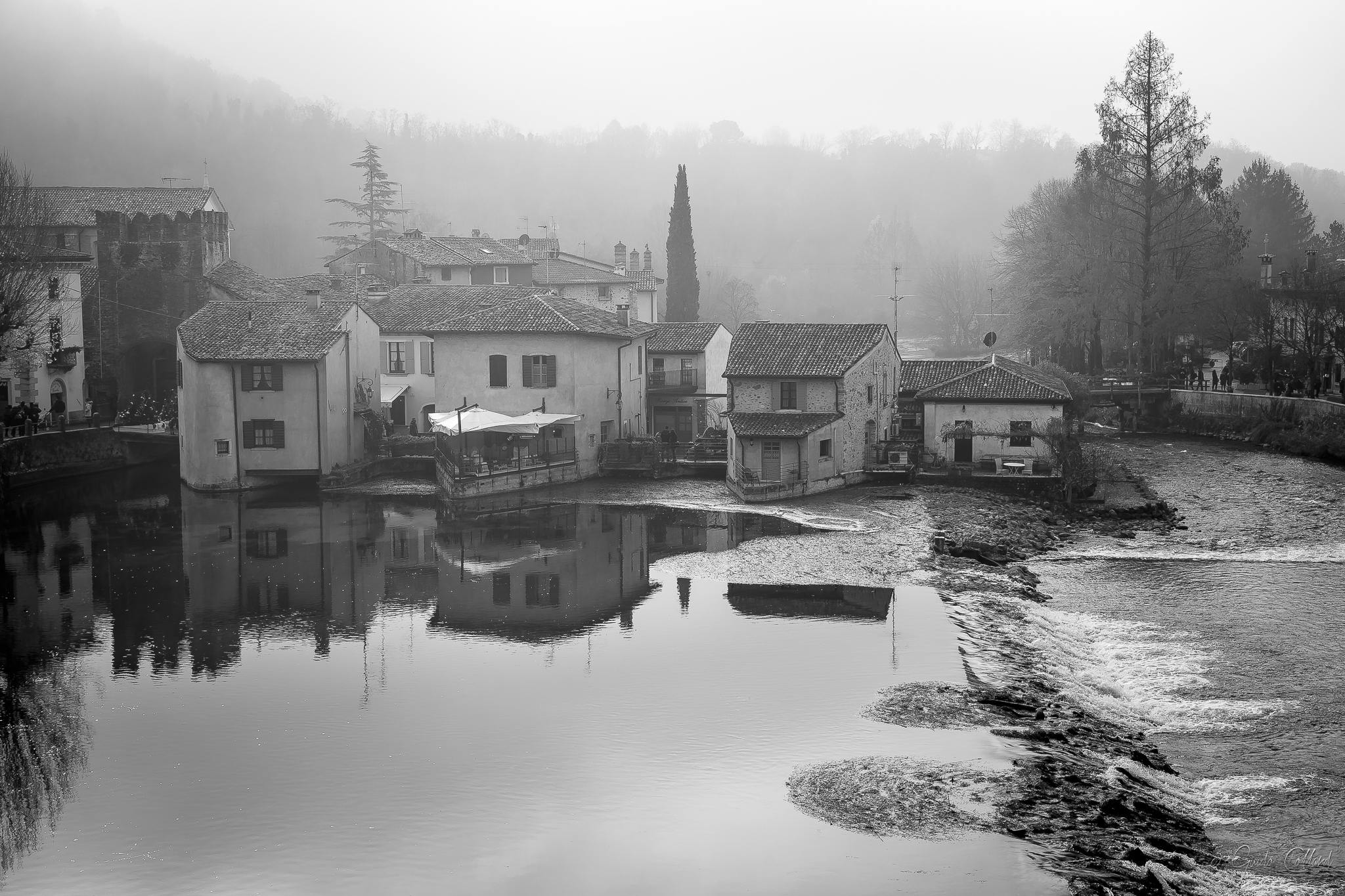 Borghetto in the fog