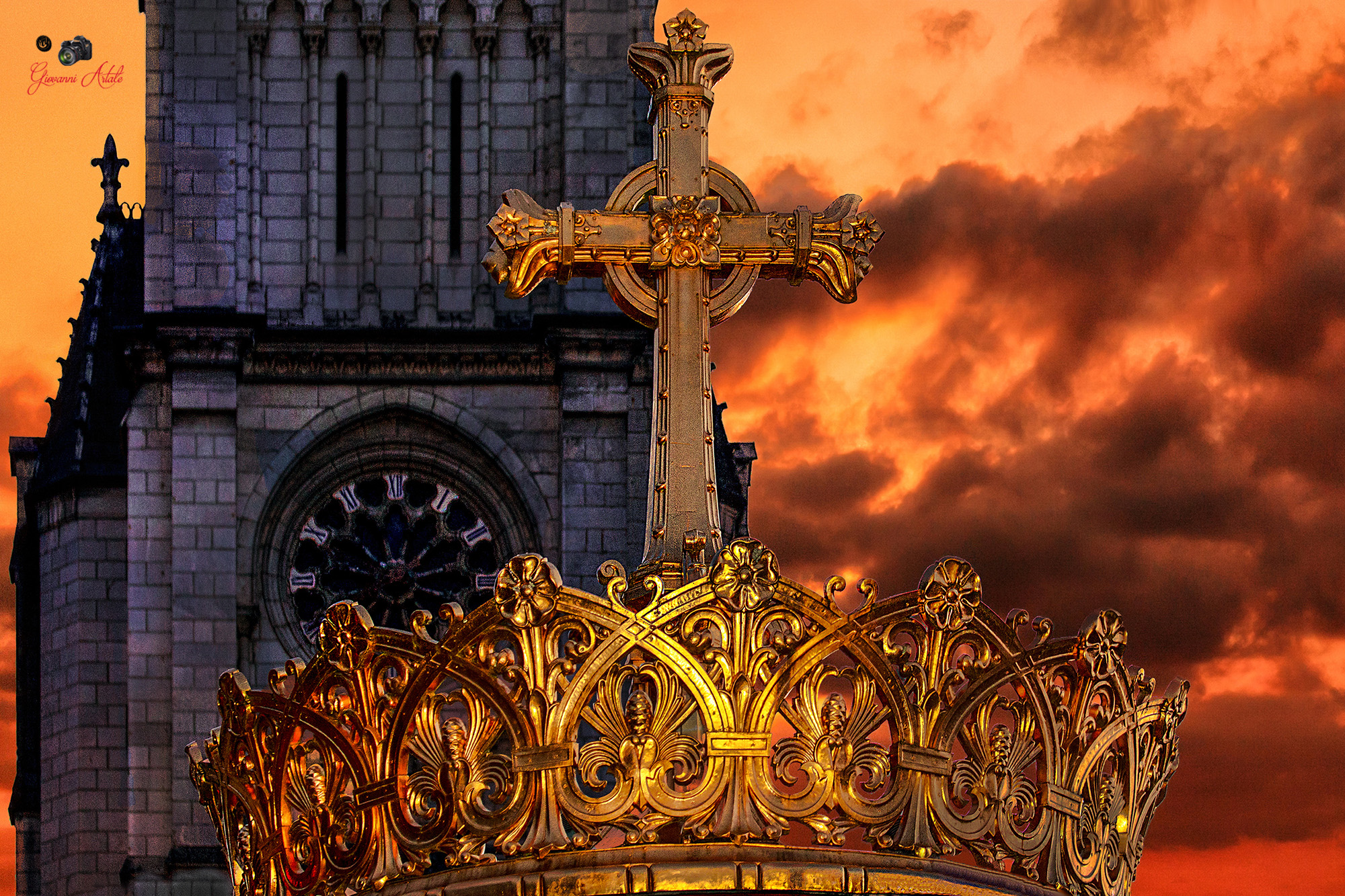 L'ora della fede - tramonto a lourdes