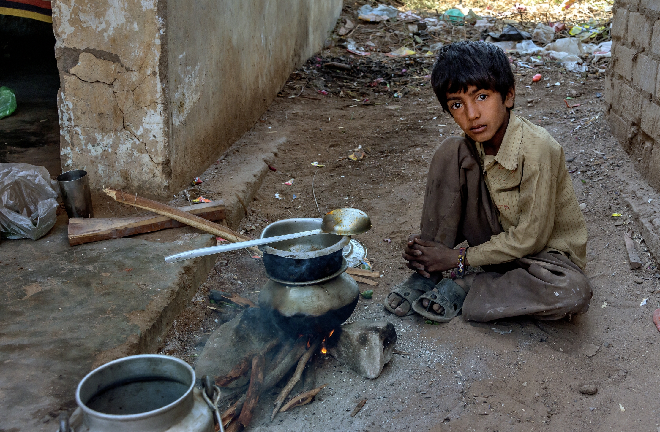 Gujarat 2015 - In un villaggio