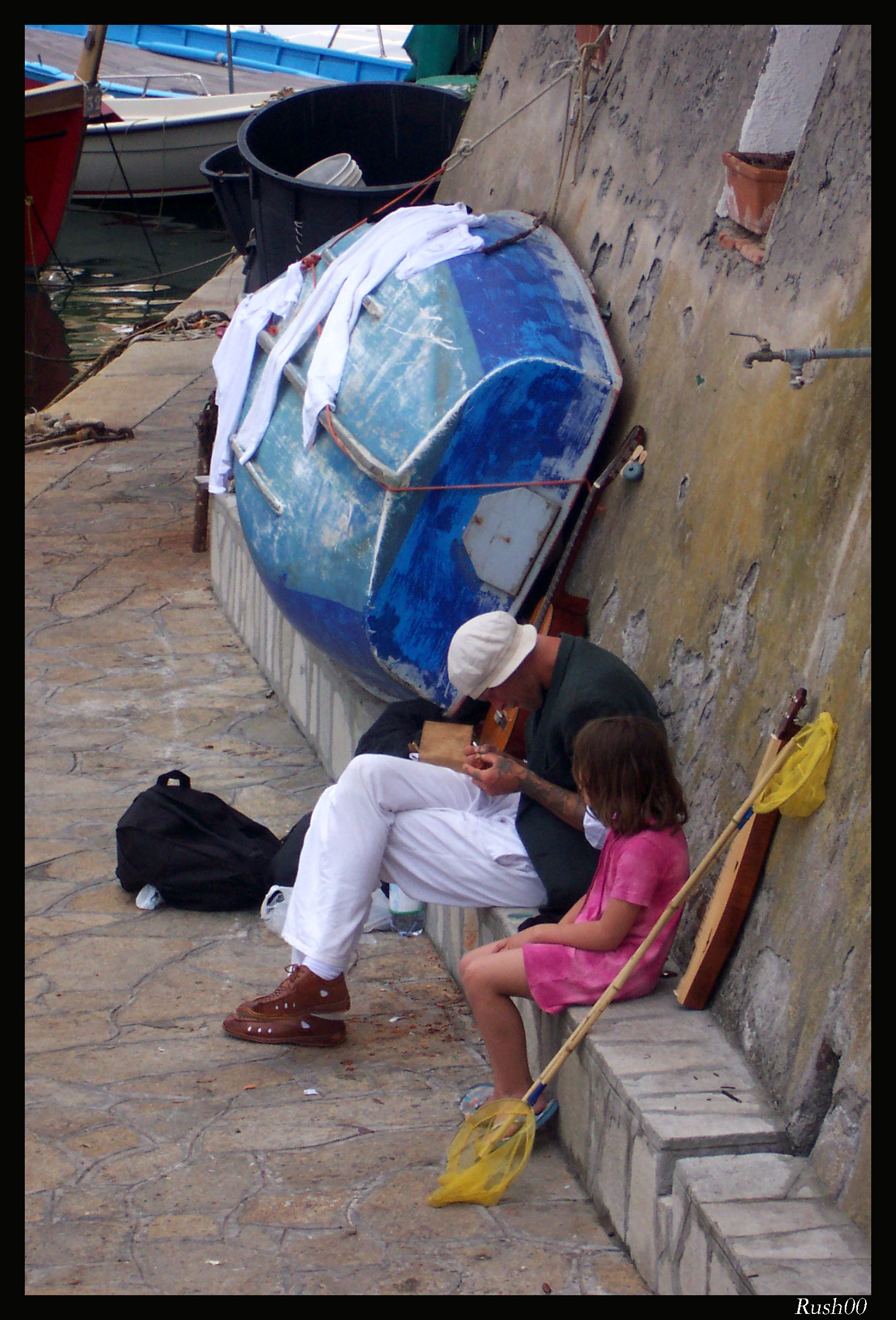 The giant and the girl