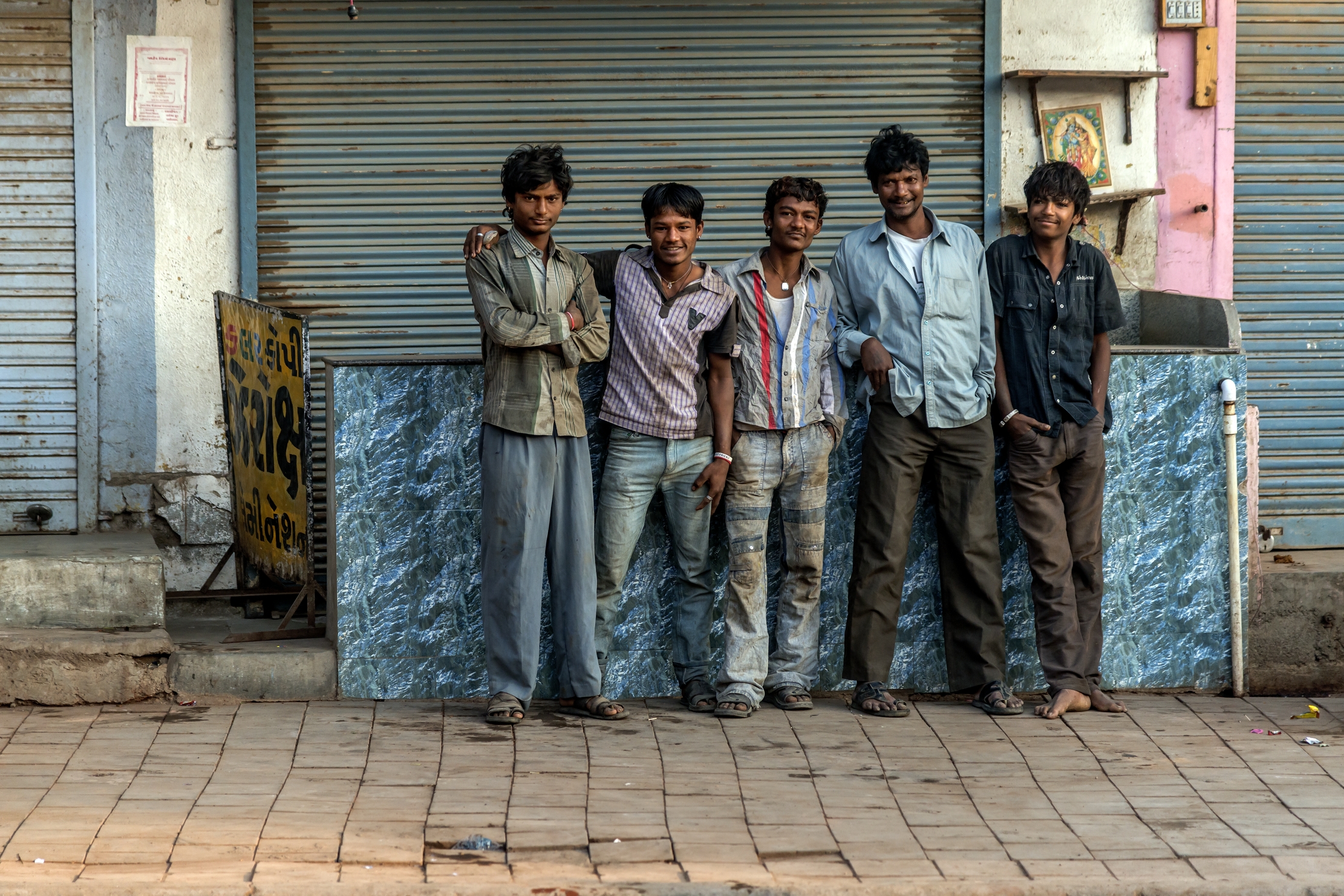 Gujarat 2015 - Boys in un villaggio