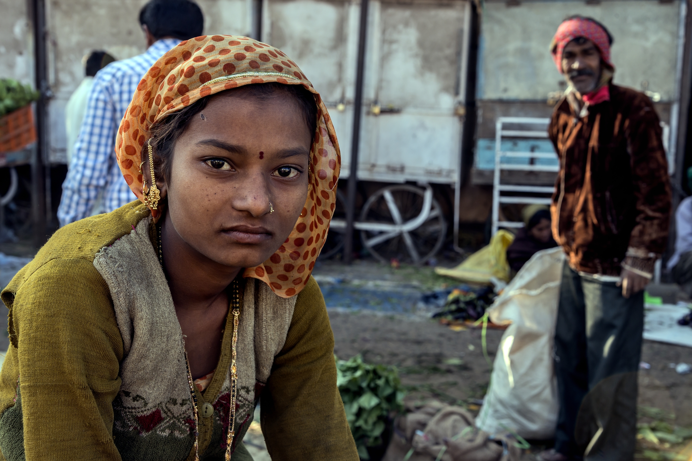 Gujarat 2015  - In un mercato a Bhuj