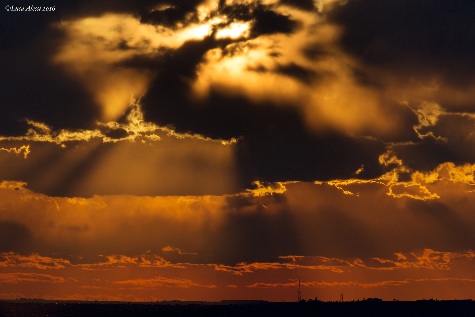 Tramonto da Sant'Angelo Romano