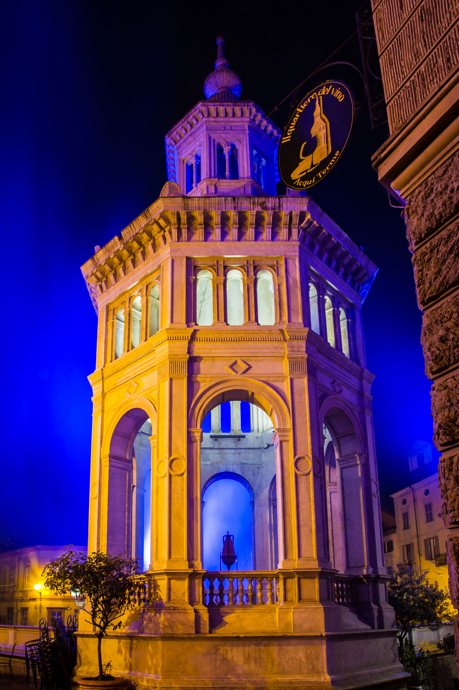 Acqui Terme (al) by night