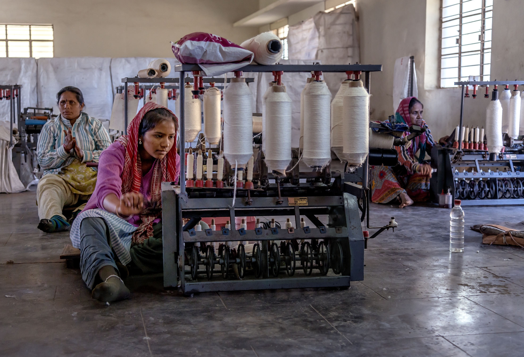 Gujarat 2015 - In una fabbrica tessile