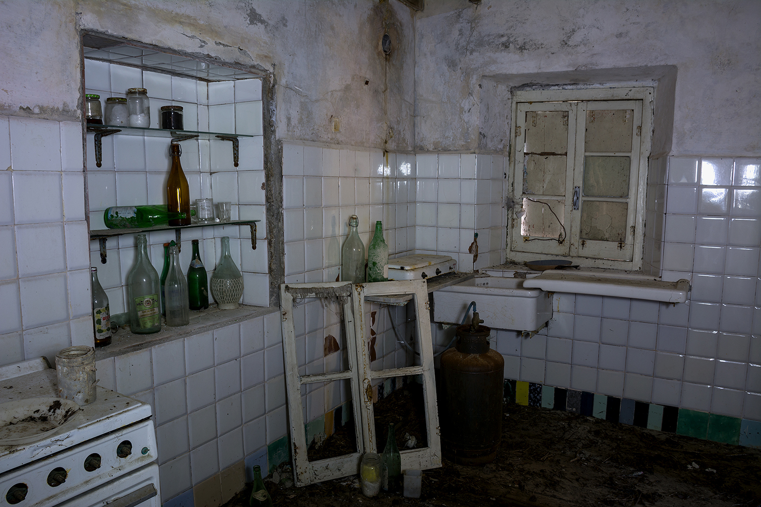The kitchen of a time that was
