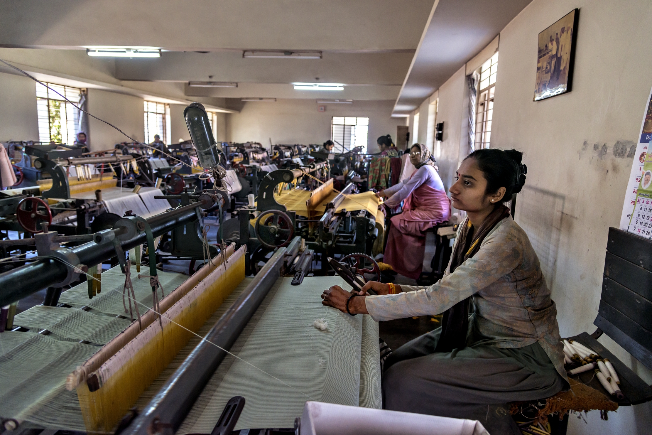 Gujarat 2015 - In una fabbrica tessile